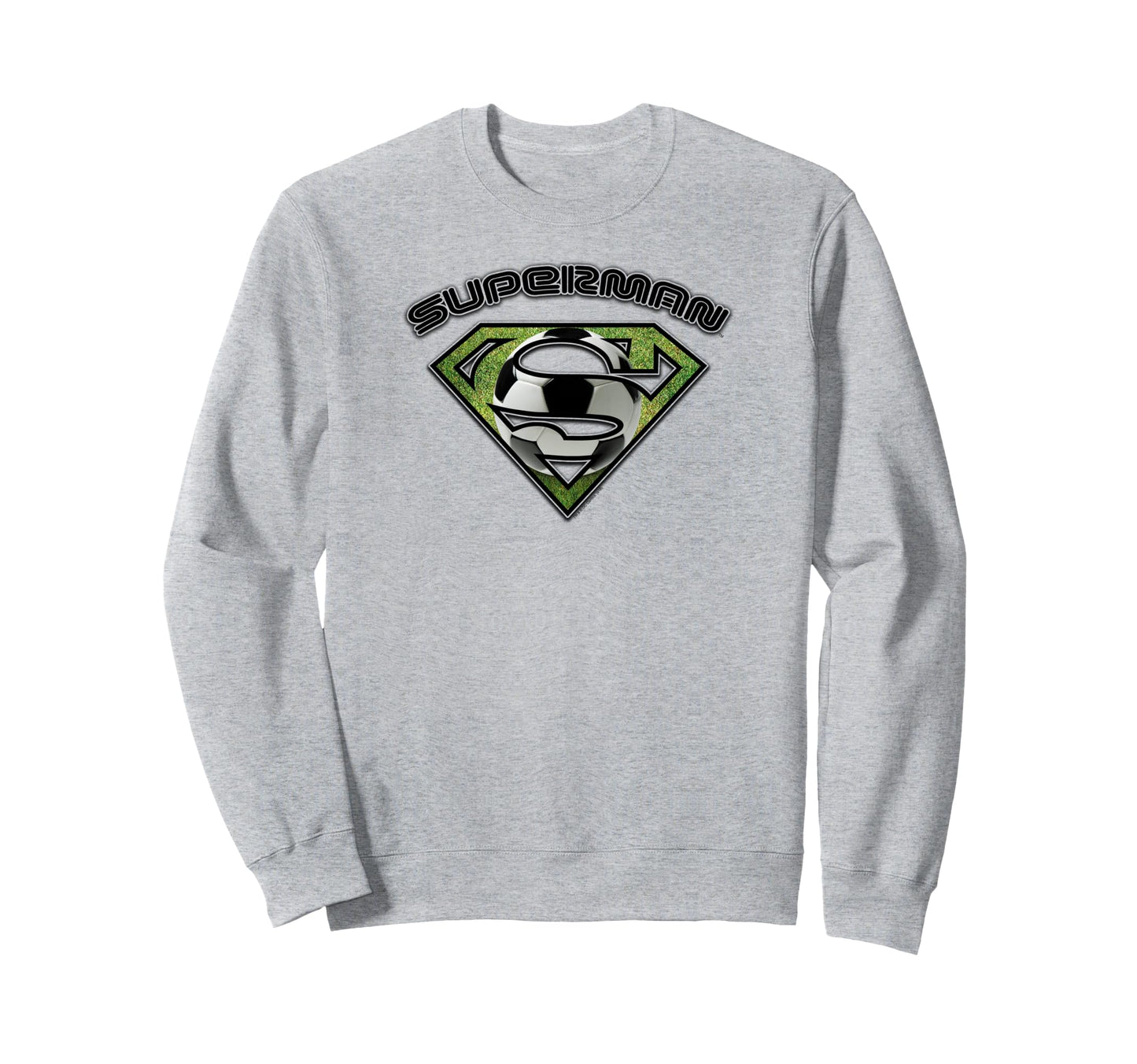 Superman Soccer Shield Sweatshirt - Minimalist Print for Adults - T-Shirt, Sweatshirt, Hoodie