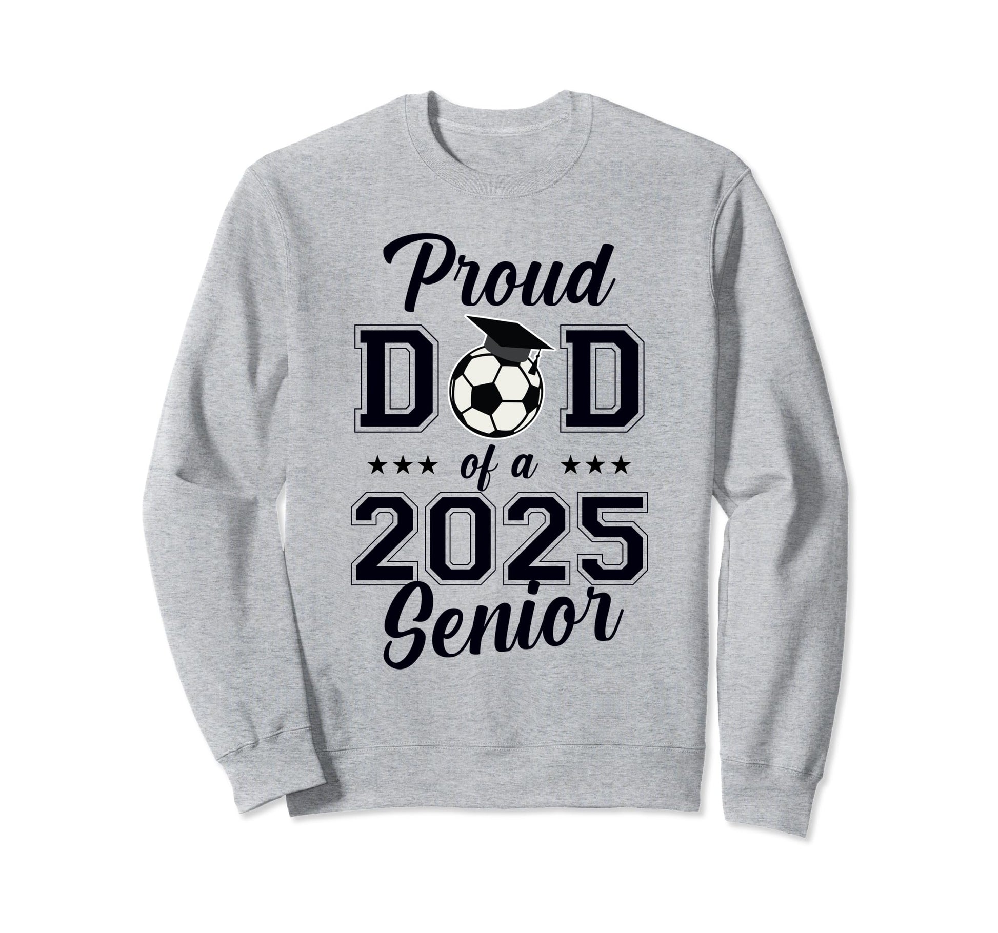 Proud Senior Dad Soccer Class Sweatshirt - Custom Art Print for Adults - T-Shirt, Sweatshirt, Hoodie