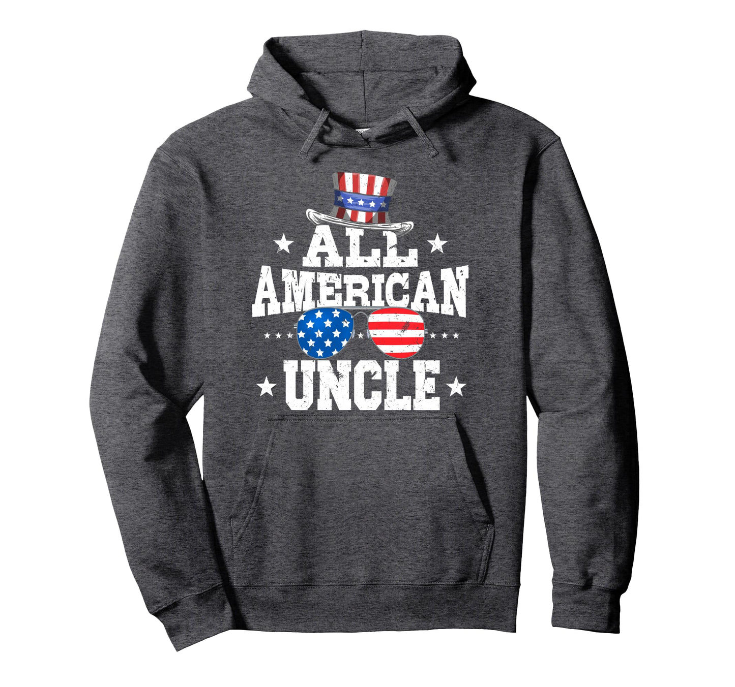 All American Uncle American Flag 4Th Hoodie - Streetwear Style Men Women - T-Shirt, Sweatshirt, Hoodie