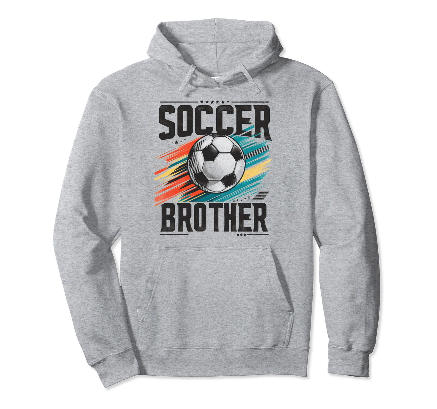 Soccer Brother Family Matching Team Hoodie - Trendy Graphic for Adults - T-Shirt, Sweatshirt, Hoodie