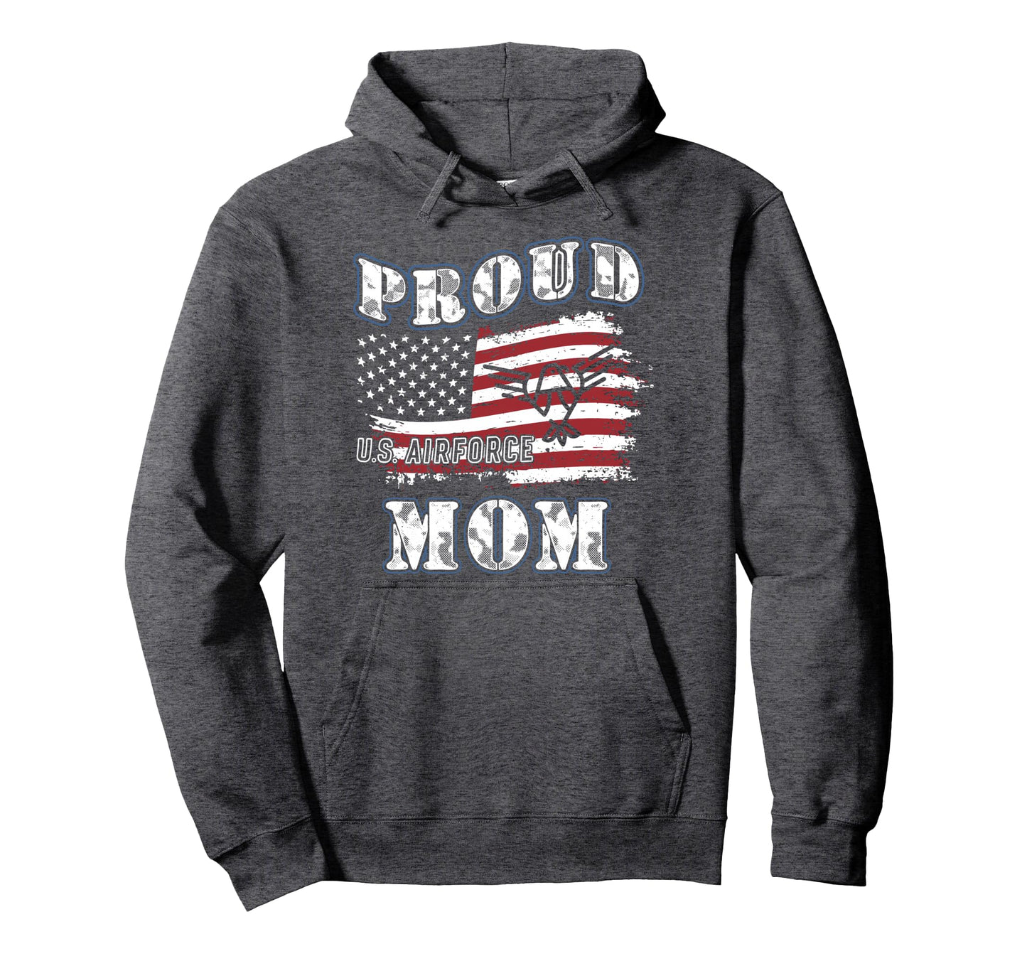 Us Air Force Moms Gift Proud Army Mom Hoodie - Aesthetic Graphic Unisex - T-Shirt, Sweatshirt, Hoodie