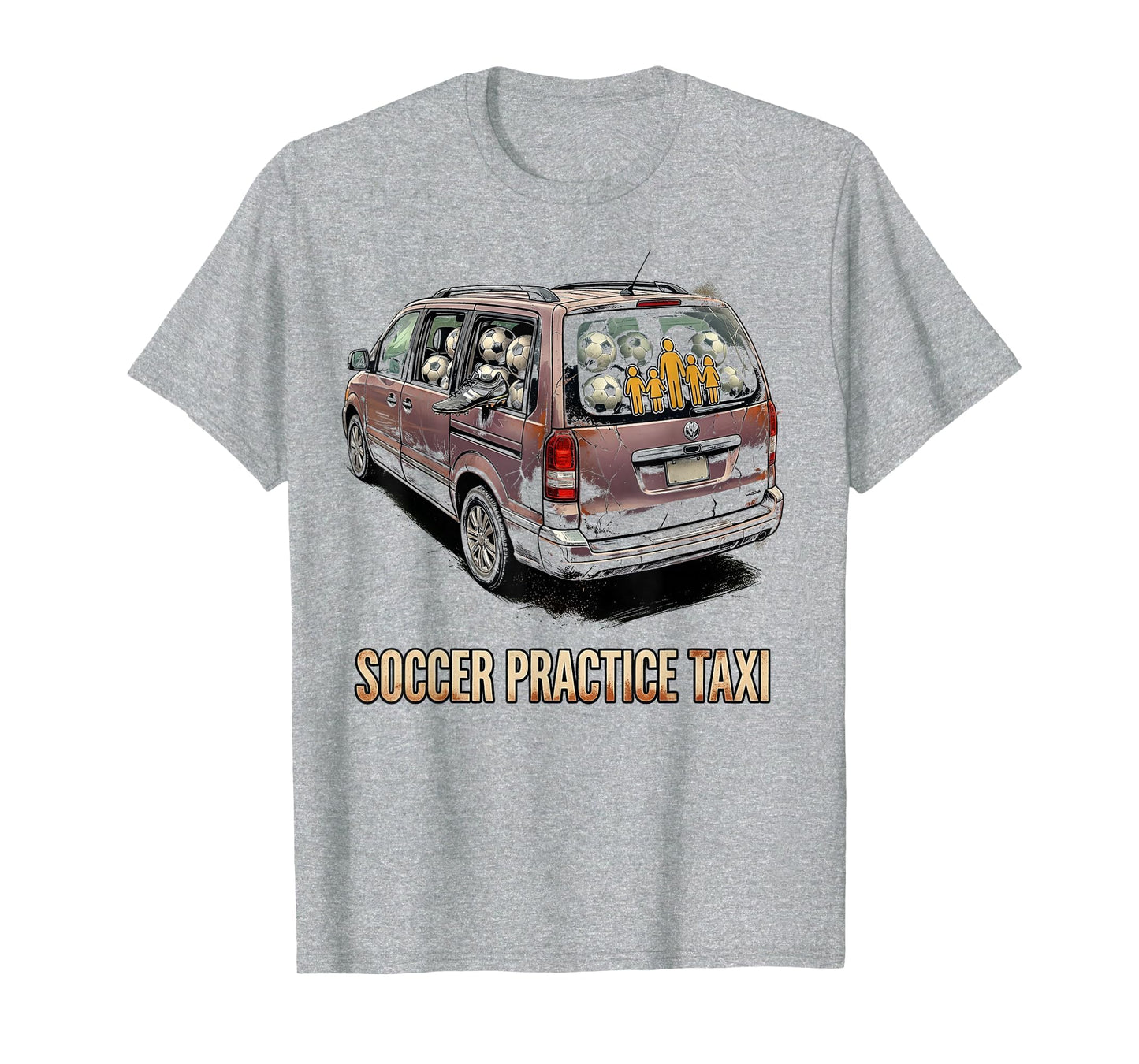 Soccer Practice Taxi 90S Tv Mom Vibes T-Shirt - Trendy Graphic Men Women - T-Shirt, Sweatshirt, Hoodie