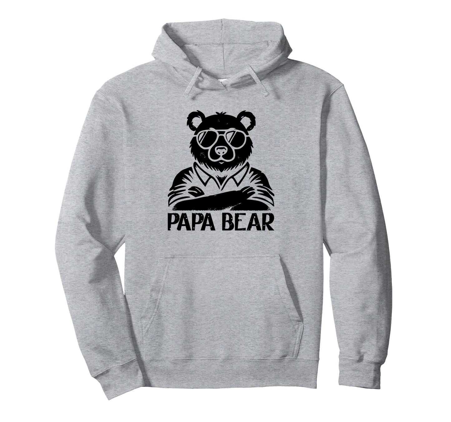Dad Is Papa Bear Sunglasses Daddy Hoodie - Aesthetic Graphic Men Women - T-Shirt, Sweatshirt, Hoodie