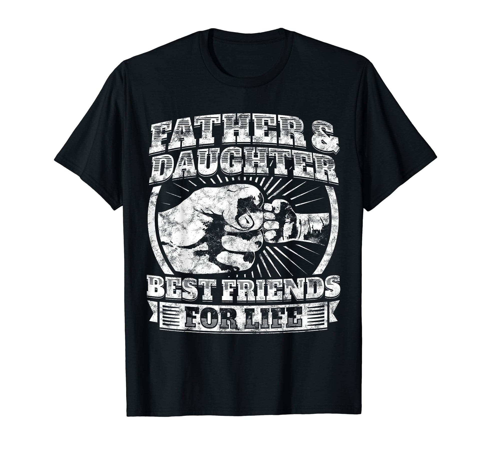 Father Daughter Matching Outfit Gift Dad T-Shirt - Custom Art Print Unisex - T-Shirt, Sweatshirt, Hoodie