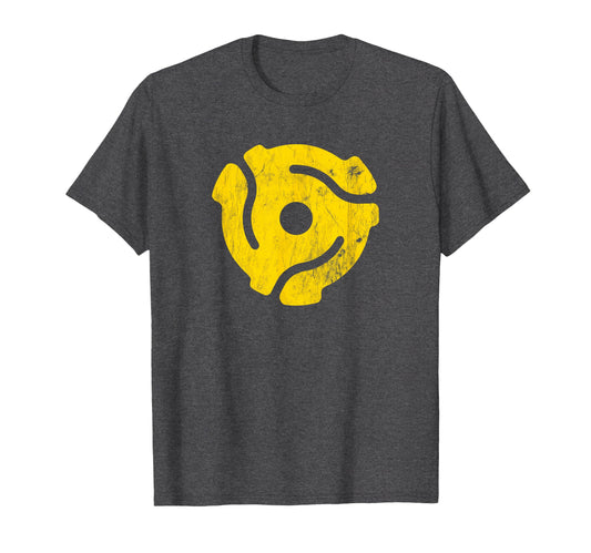 45 Record Adapter 45 Rpm Adapter 45 T-Shirt - Minimalist Print for Adults - T-Shirt, Sweatshirt, Hoodie