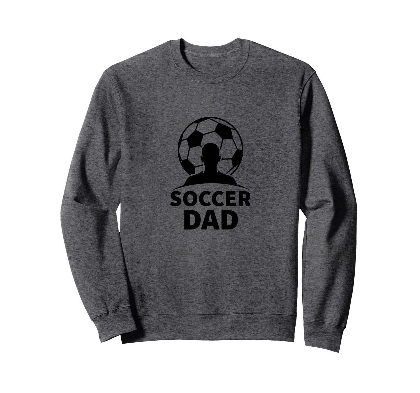 Soccer Dad Silhouette Proud Sports Sweatshirt - Unique Graphic for Adults - T-Shirt, Sweatshirt, Hoodie