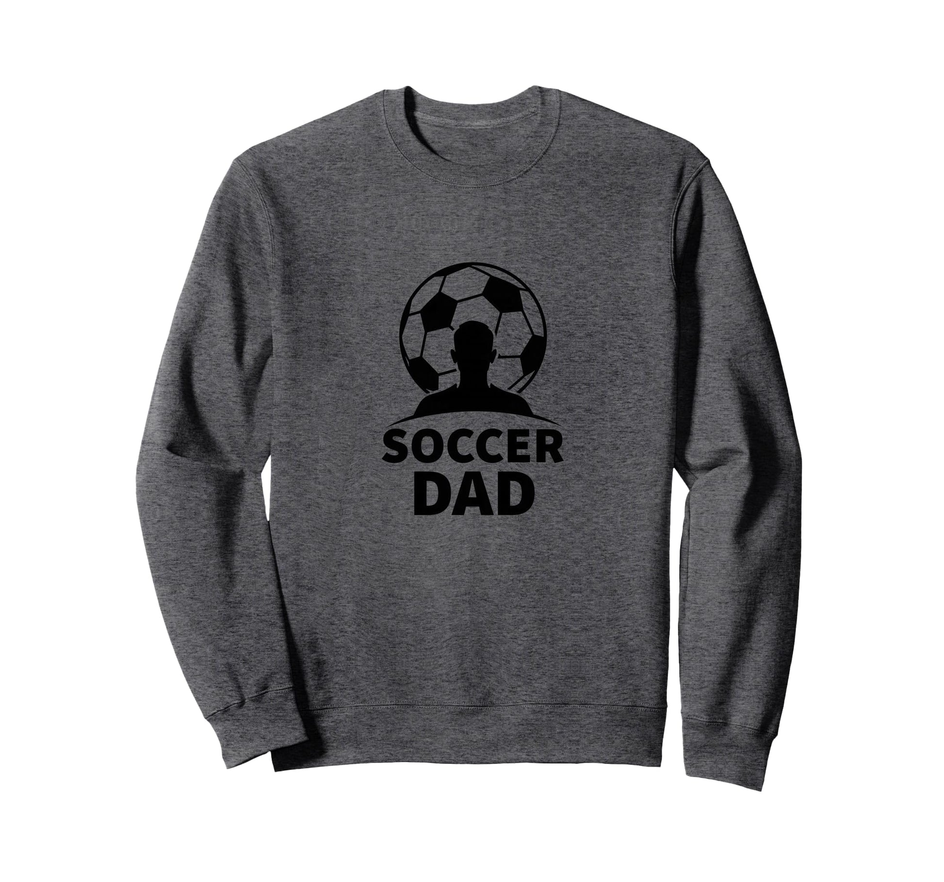 Soccer Dad Silhouette Proud Sports Sweatshirt - Unique Graphic for Adults - T-Shirt, Sweatshirt, Hoodie