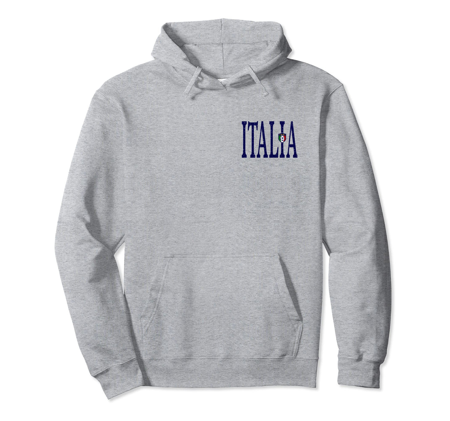 Big Italia Soccer Hoodie - Minimalist Print Men Women - T-Shirt, Sweatshirt, Hoodie
