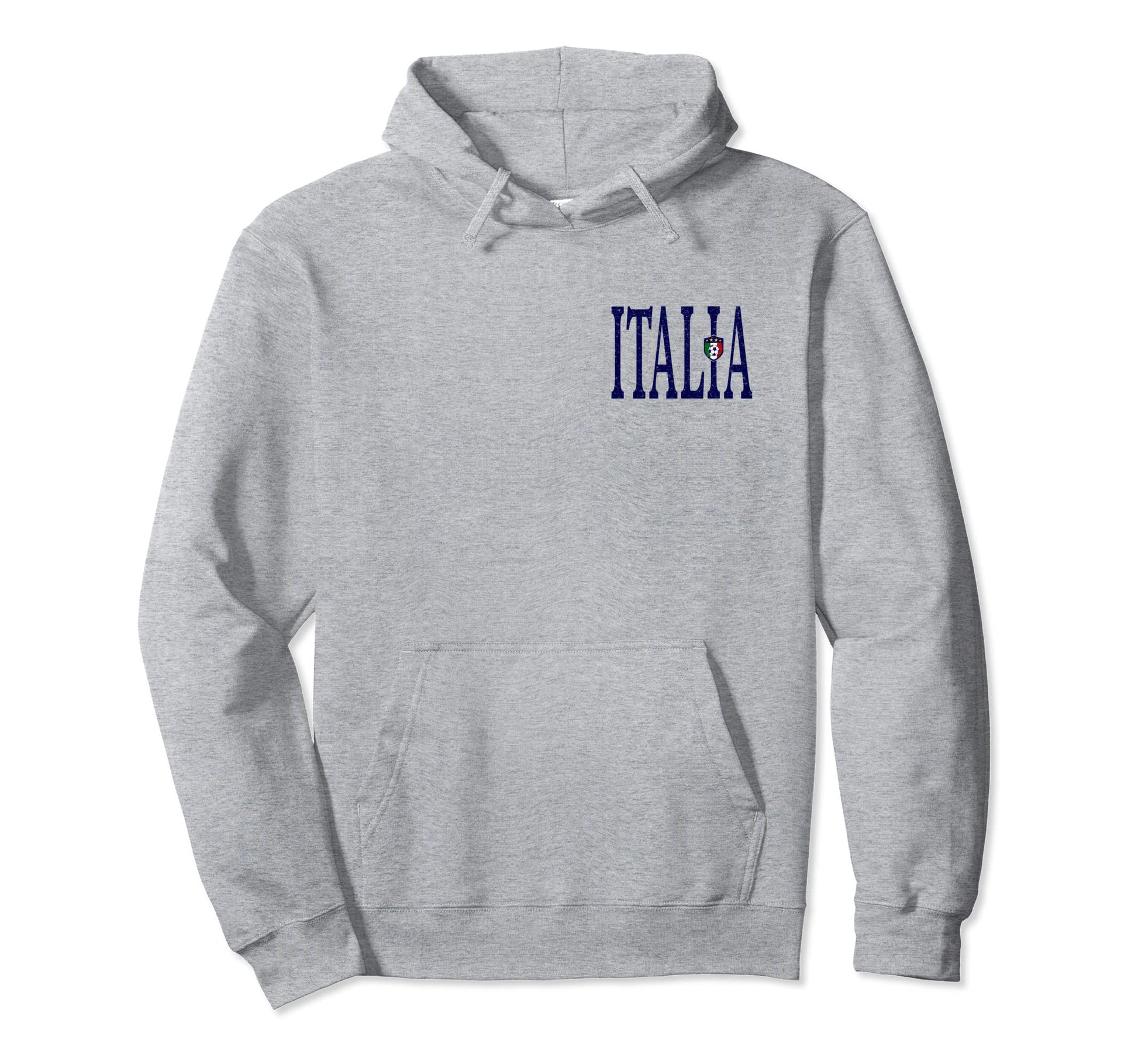 Big Italia Soccer Hoodie - Minimalist Print Men Women - T-Shirt, Sweatshirt, Hoodie