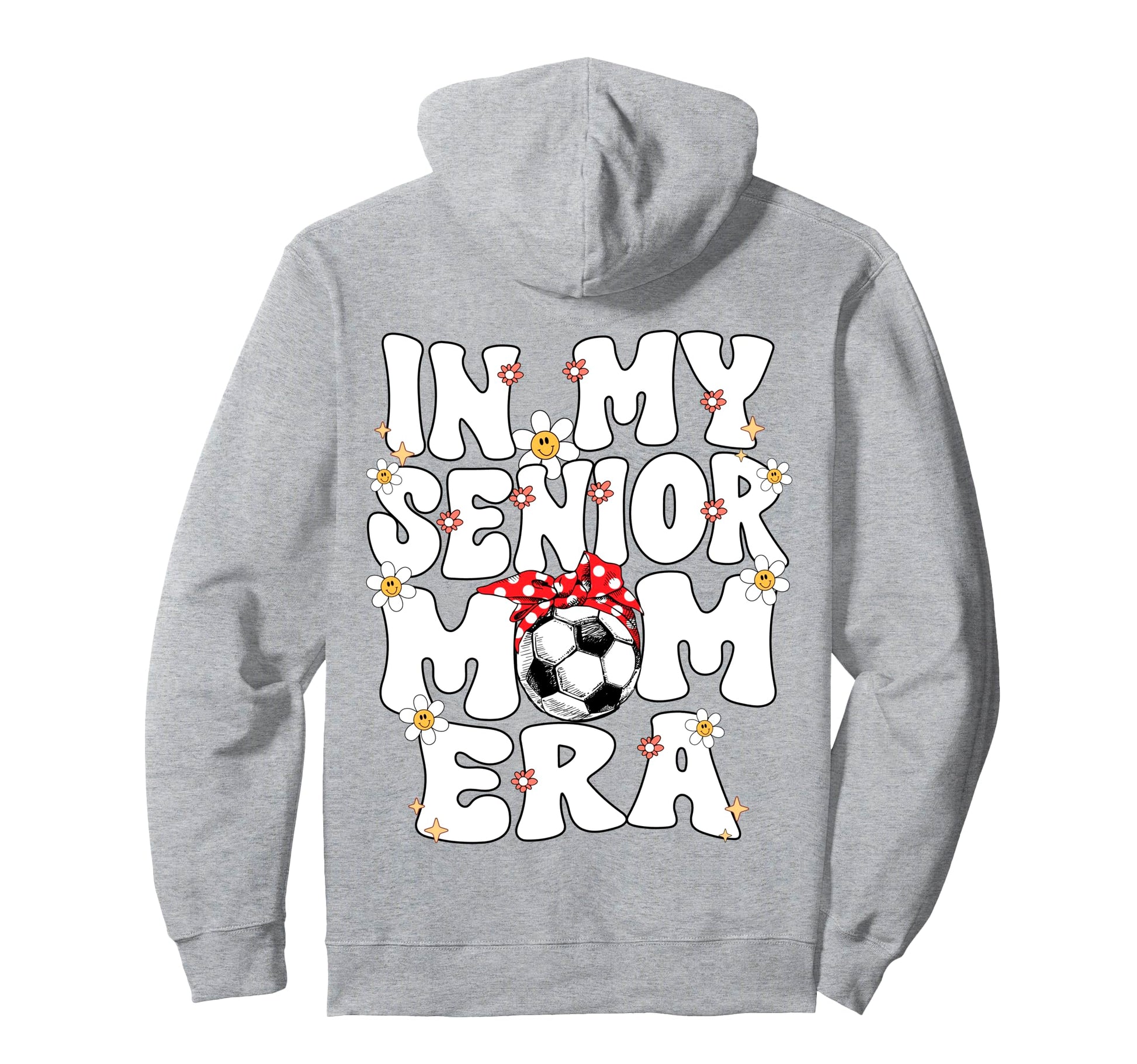 My Senior Soccer Mom Era Senior Mom Hoodie - Minimalist Print Men Women - T-Shirt, Sweatshirt, Hoodie