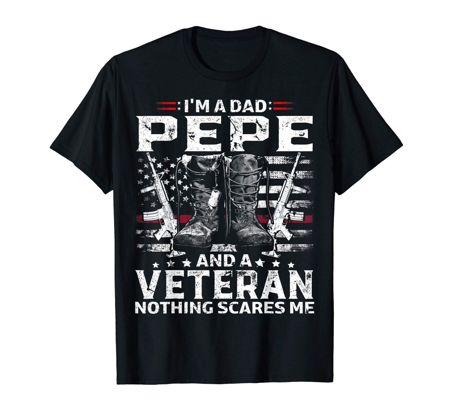 Im Dad Pepe Veteran Fathers Day T-Shirt - Novelty Apparel for Adults - T-Shirt, Sweatshirt, Hoodie