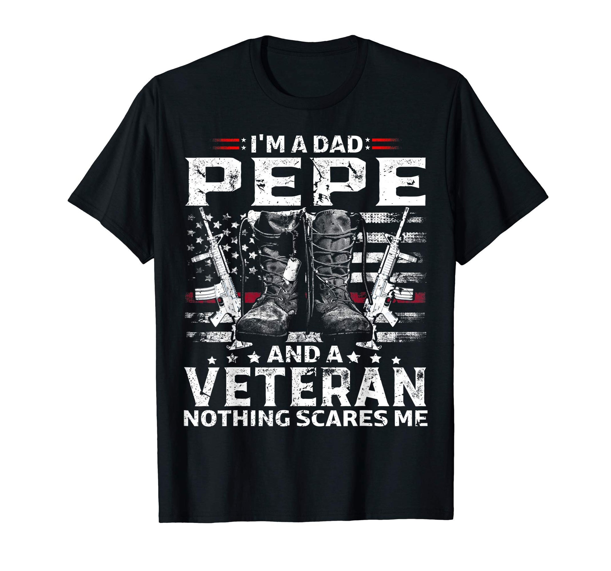 Im Dad Pepe Veteran Fathers Day T-Shirt - Novelty Apparel for Adults - T-Shirt, Sweatshirt, Hoodie