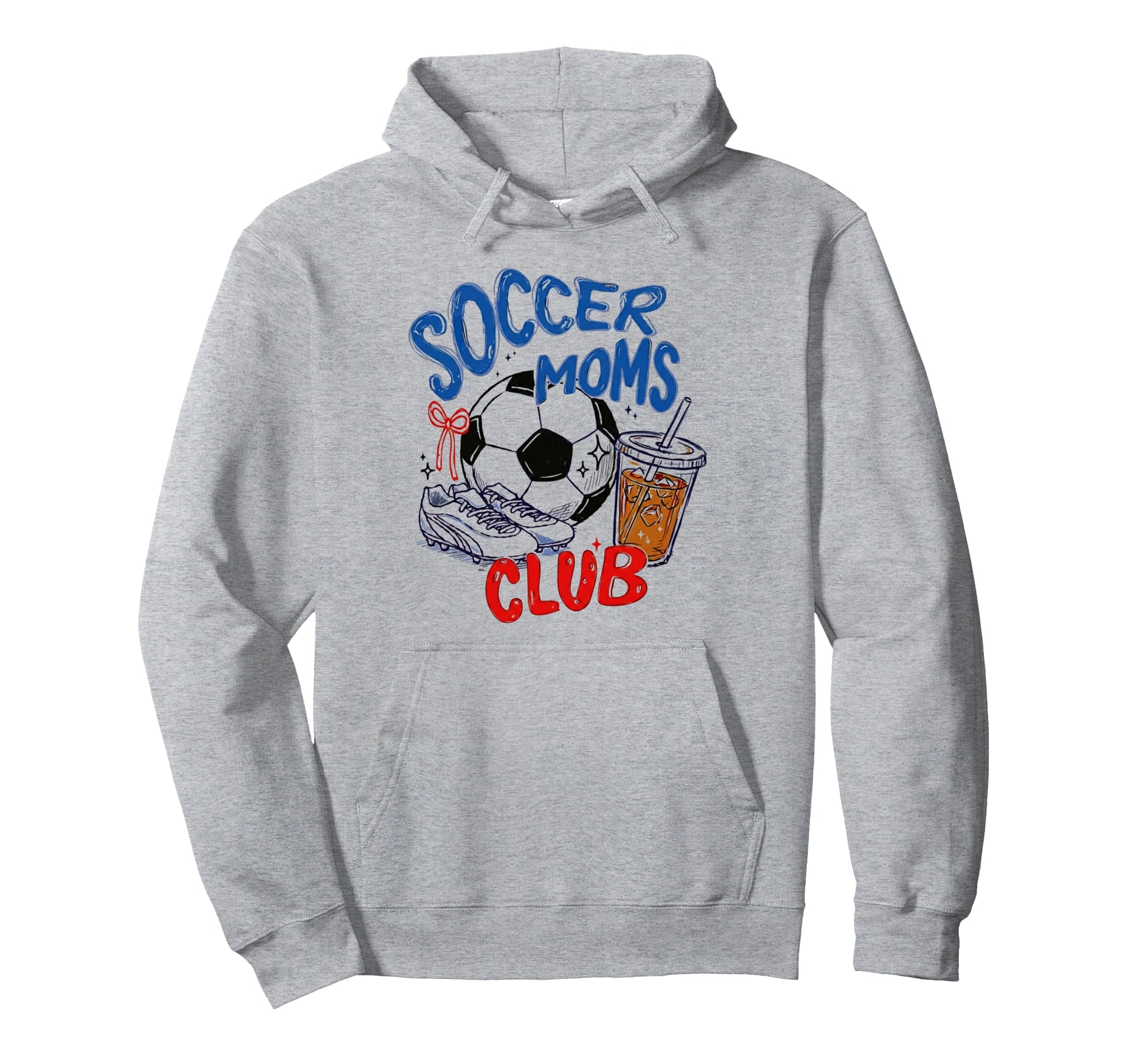 Funny Soccer Mom Club Hoodie - Trendy Graphic Unisex - T-Shirt, Sweatshirt, Hoodie