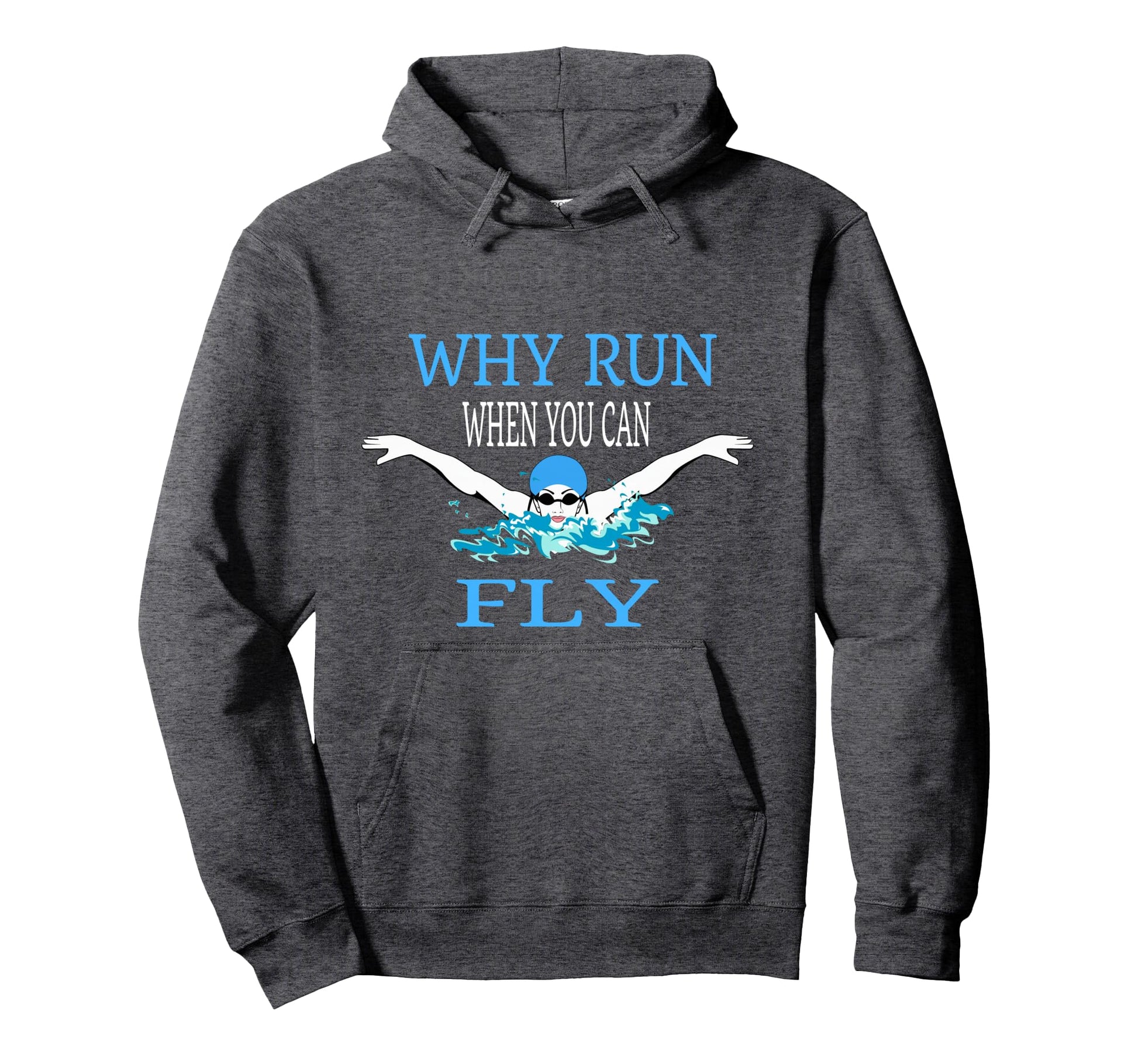 Swim Swimmer Funny Swimming Sports Hoodie - Streetwear Style Unisex - T-Shirt, Sweatshirt, Hoodie