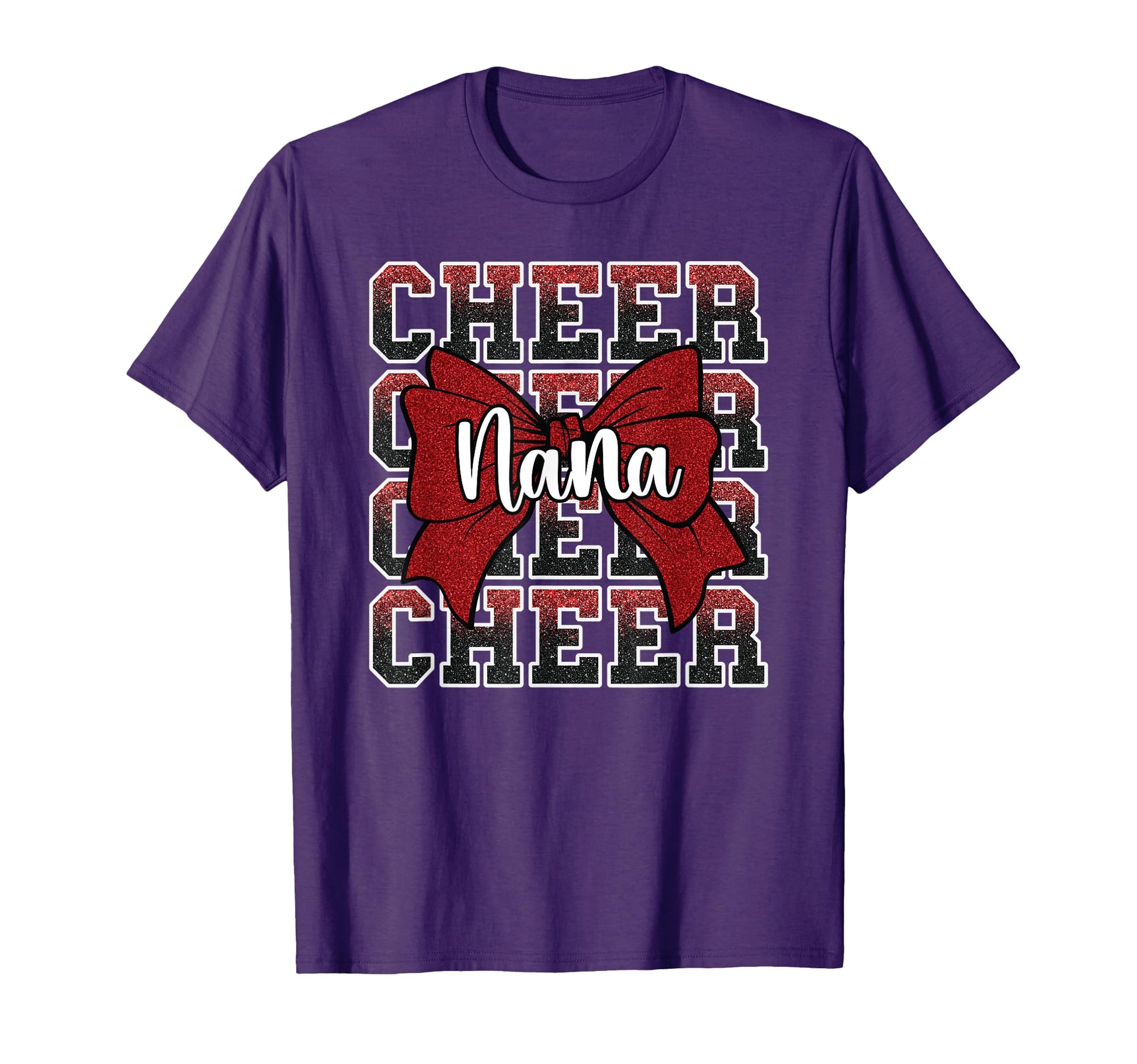 Cheer Nana My Favorite Cheerleader T-Shirt - Graphic Print for Adults - T-Shirt, Sweatshirt, Hoodie
