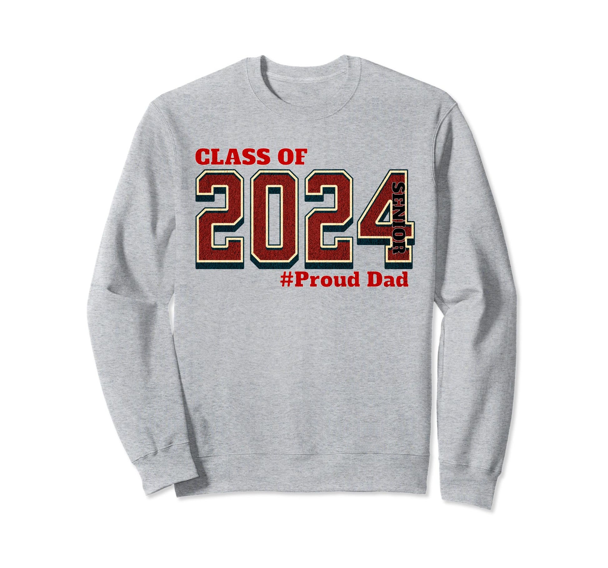 Class 2024 Senior Graduation Sweatshirt - Casual Everyday Wear for Adults - T-Shirt, Sweatshirt, Hoodie