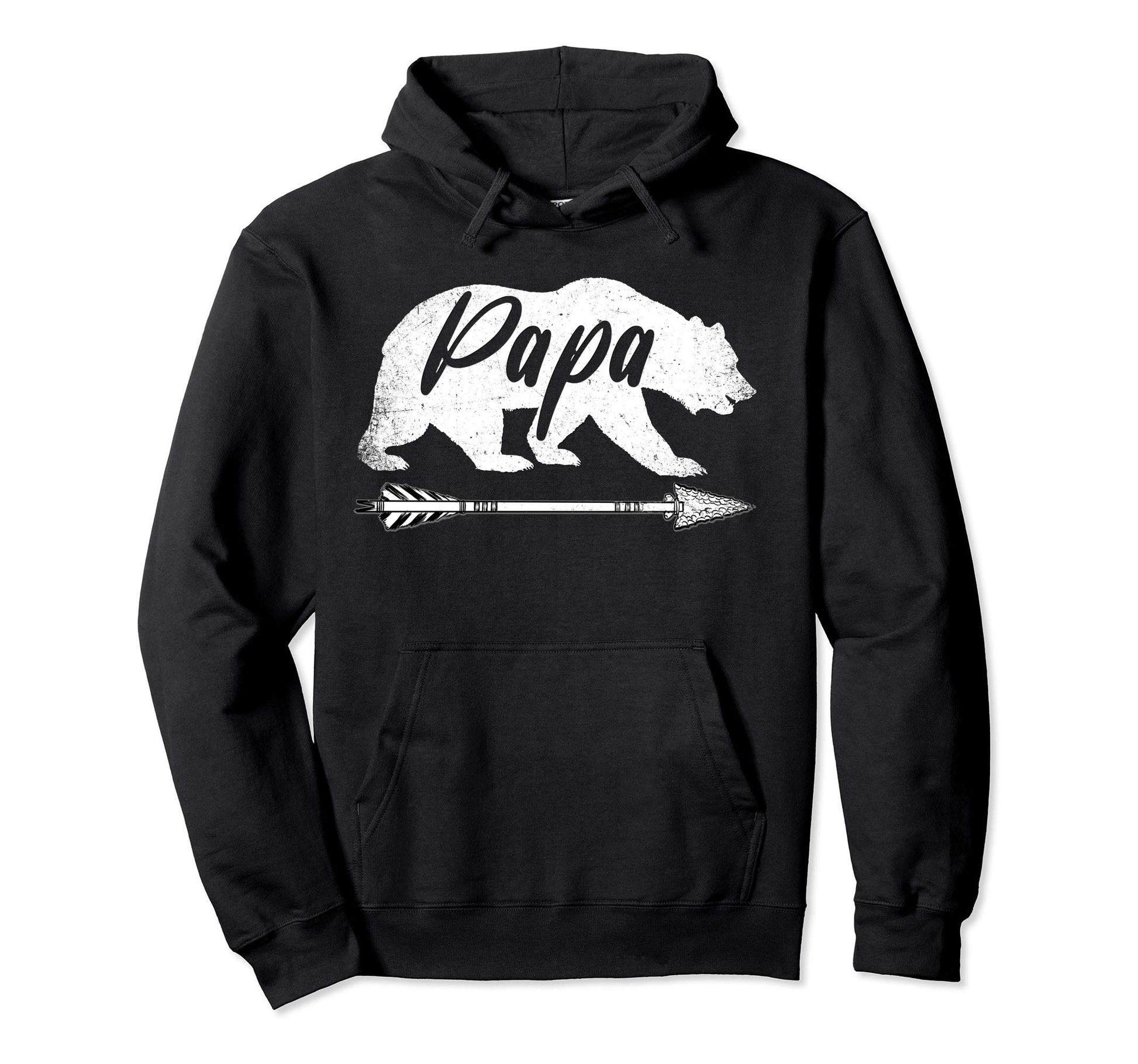 Papa Bear Funny Fathers Day Grandpa Hoodie - Streetwear Style for Adults - T-Shirt, Sweatshirt, Hoodie