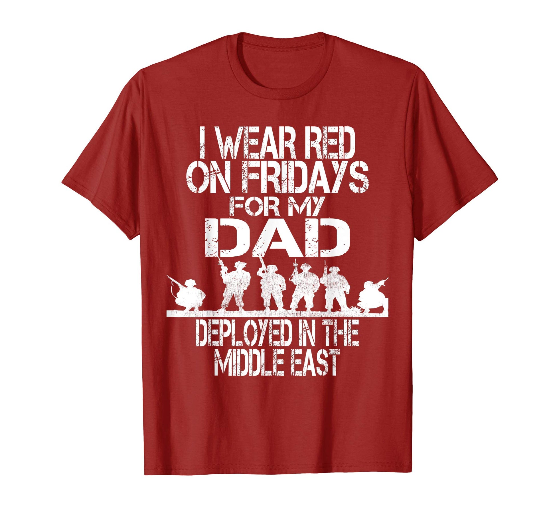 I Wear Red Fridays My Dad Us Military T-Shirt - Aesthetic Graphic Unisex - T-Shirt, Sweatshirt, Hoodie