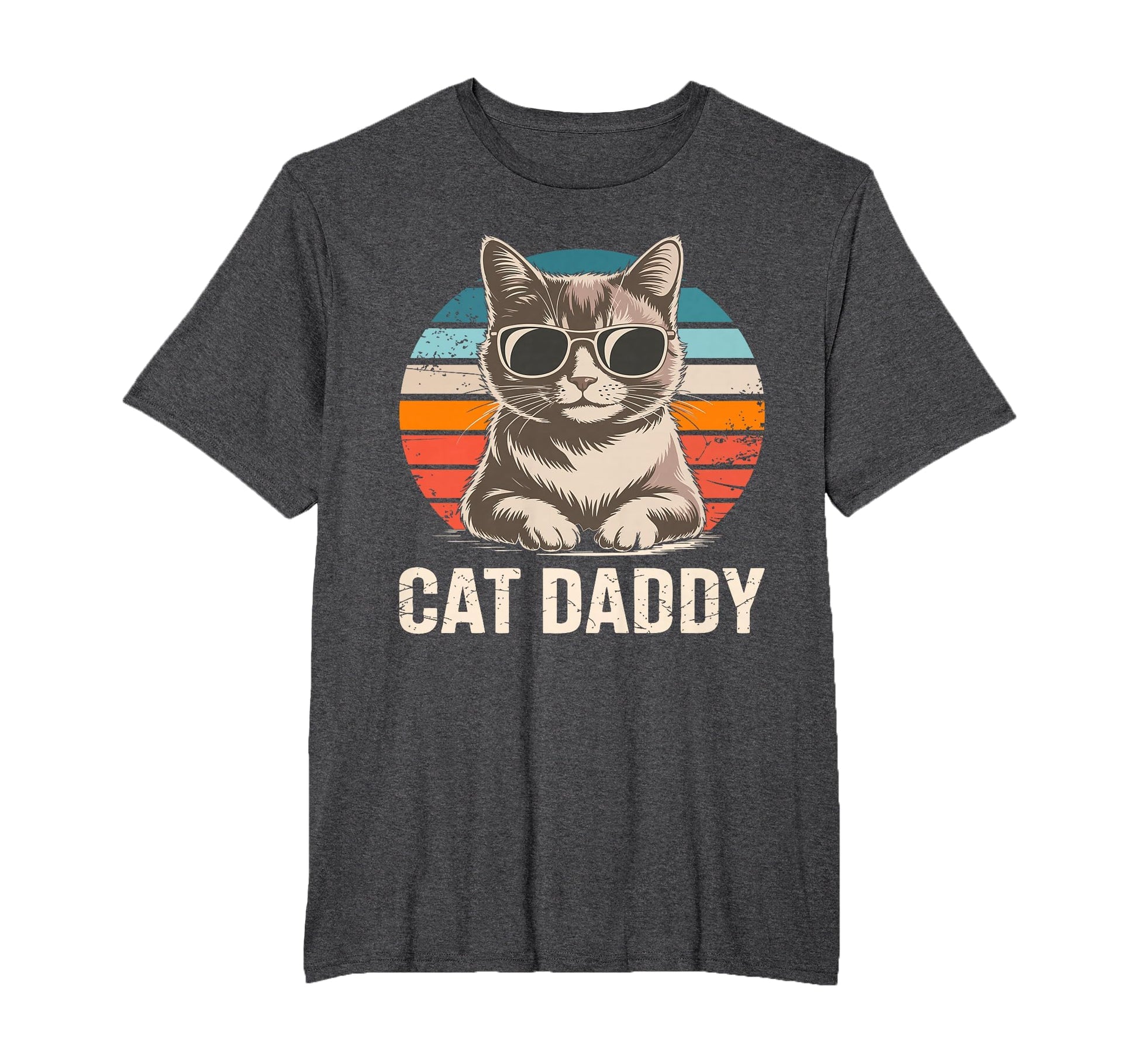 Cat Daddy Cat Lover Dad Fathers Day T-Shirt - Trendy Graphic for Adults - T-Shirt, Sweatshirt, Hoodie