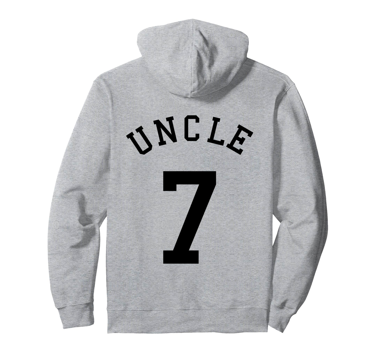 Uncle Team No 7 Volleyball Hockey Hoodie - Fun Novelty Design Men Women - T-Shirt, Sweatshirt, Hoodie
