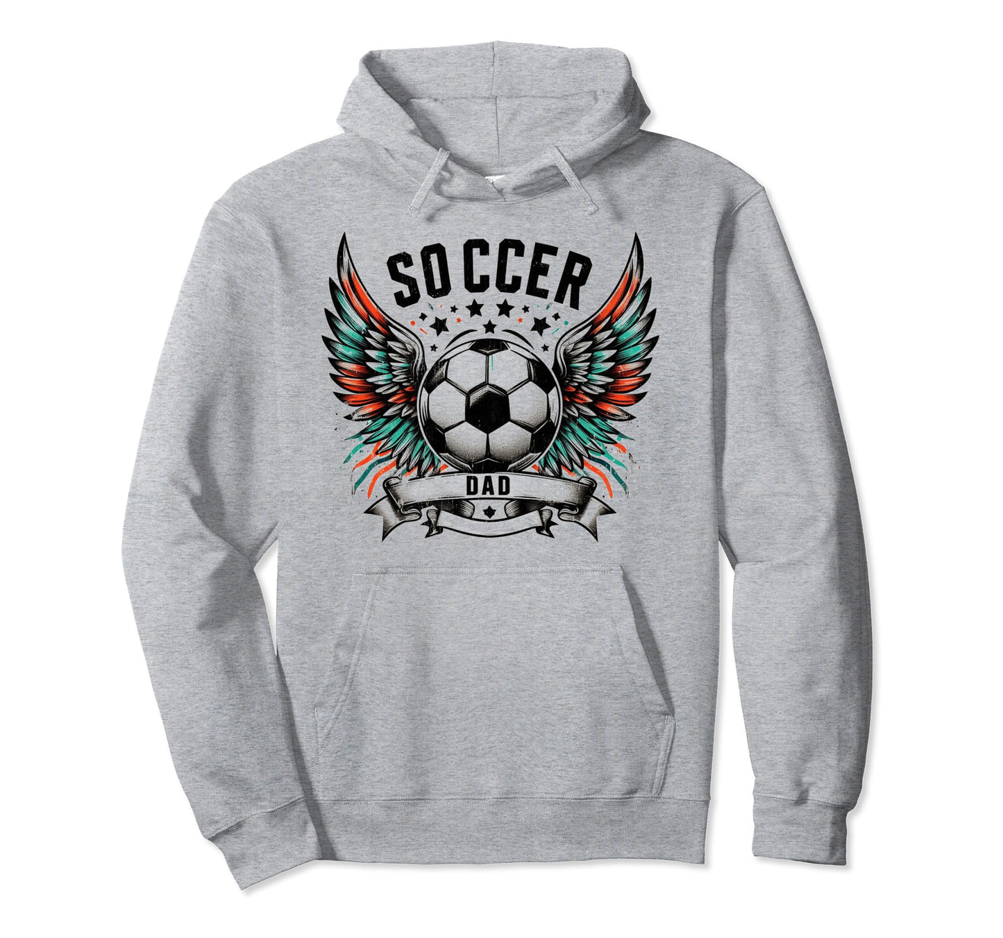 Soccer Dad Family Matching Dad Hoodie - Casual Everyday Wear Men Women - T-Shirt, Sweatshirt, Hoodie