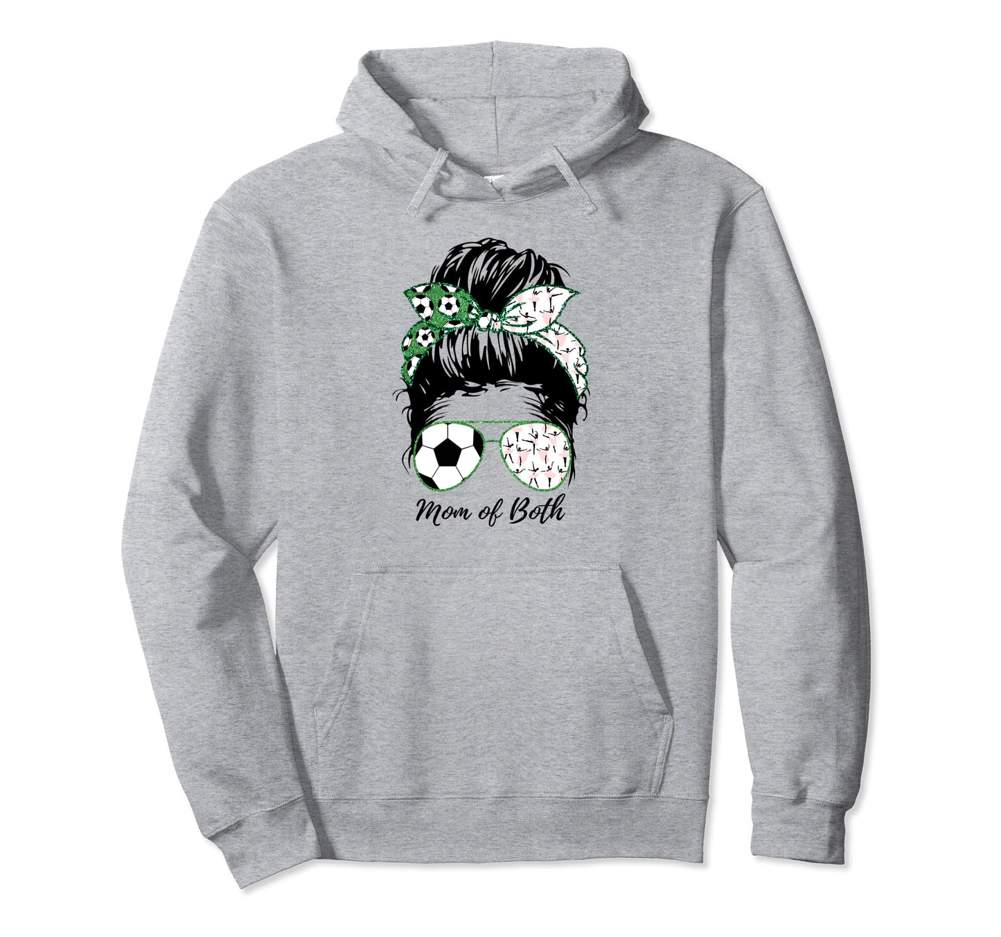 Soccer Mom Dance Mom Both Mom Life Messy Hoodie - Novelty Apparel Unisex - T-Shirt, Sweatshirt, Hoodie