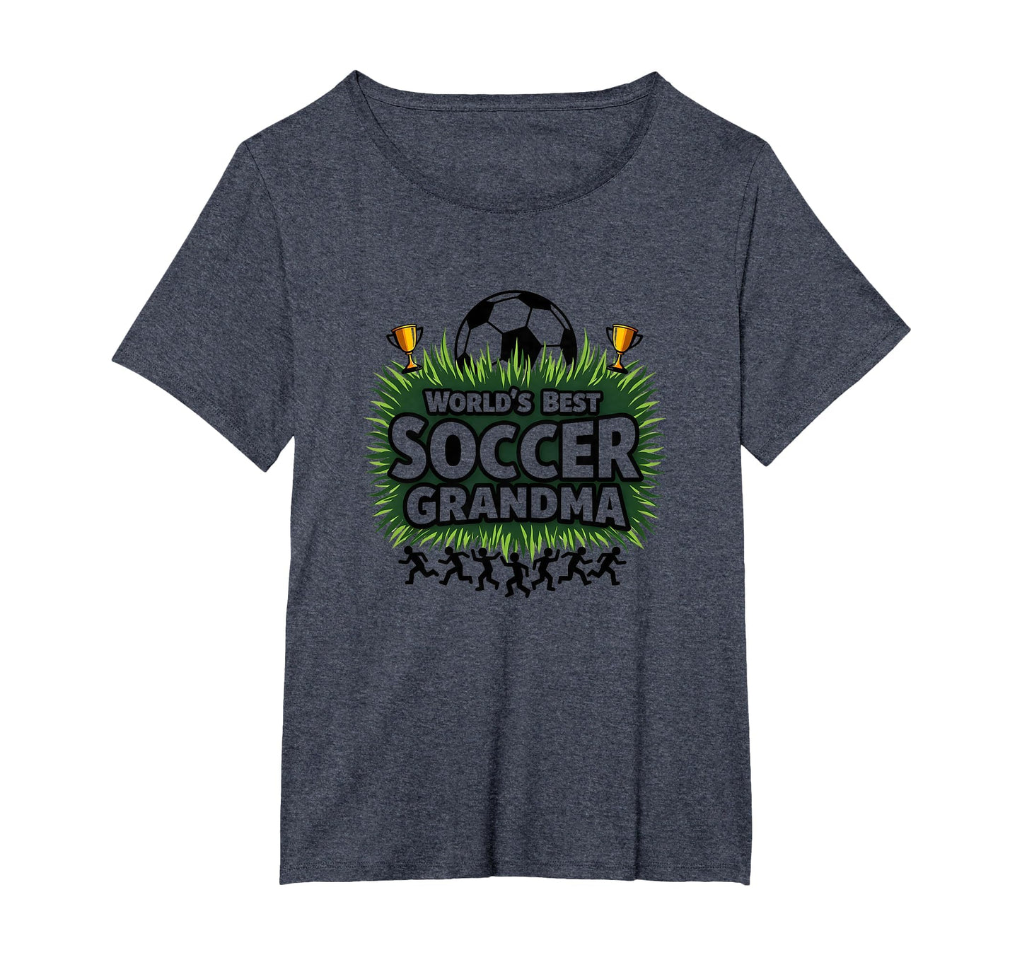 Worlds Best Soccer Grandma Champion T-Shirt - Custom Art Print for Adults - T-Shirt, Sweatshirt, Hoodie