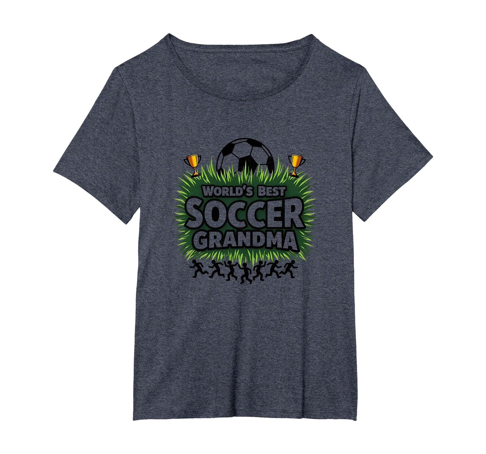Worlds Best Soccer Grandma Champion T-Shirt - Custom Art Print for Adults - T-Shirt, Sweatshirt, Hoodie
