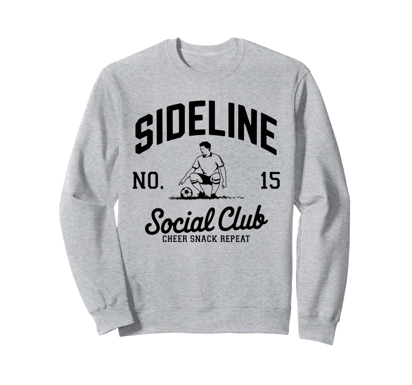 Sideline Social Club Soccer Mom Game Sweatshirt - Aesthetic Graphic Unisex - T-Shirt, Sweatshirt, Hoodie