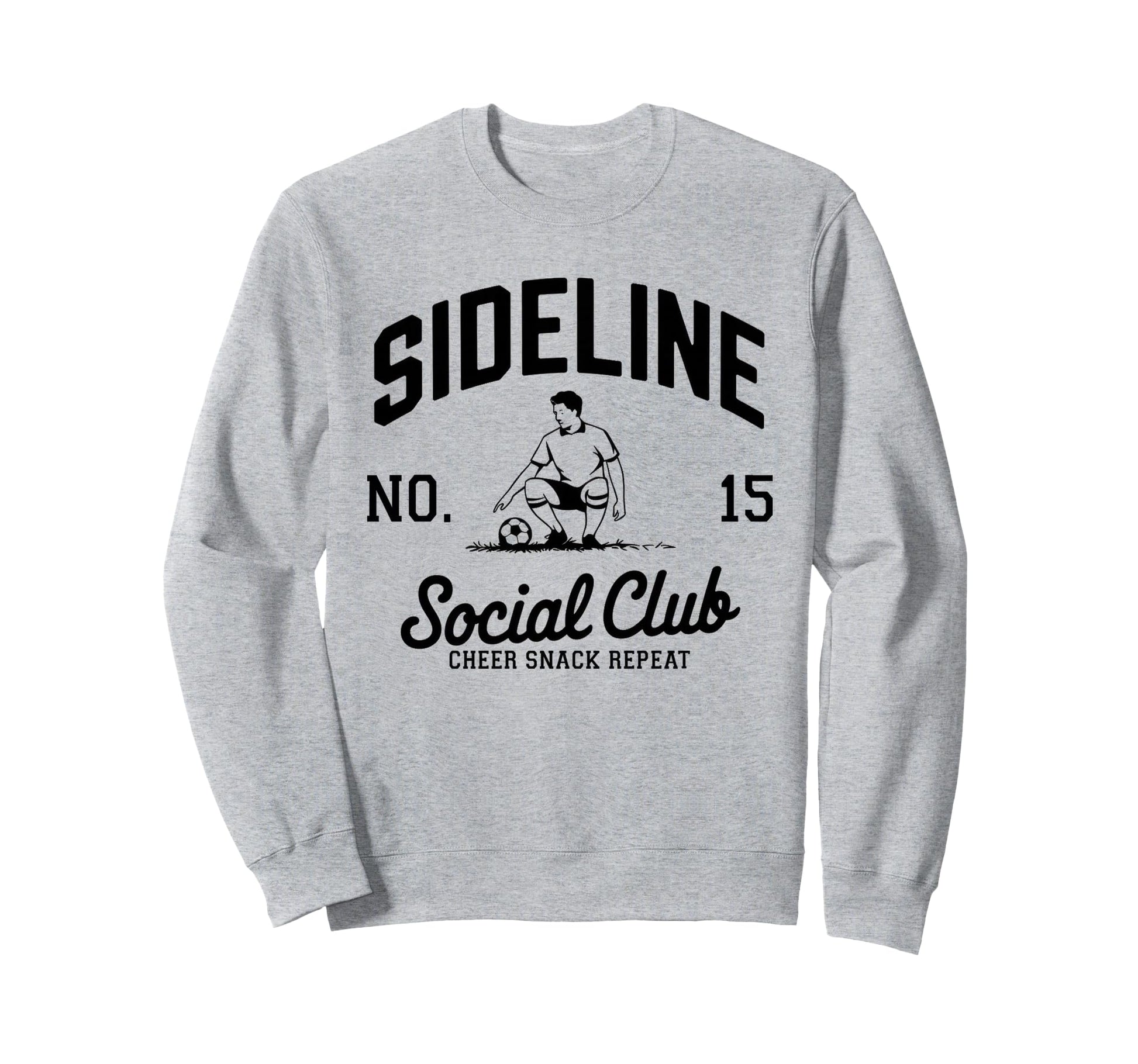 Sideline Social Club Soccer Mom Game Sweatshirt - Aesthetic Graphic Unisex - T-Shirt, Sweatshirt, Hoodie