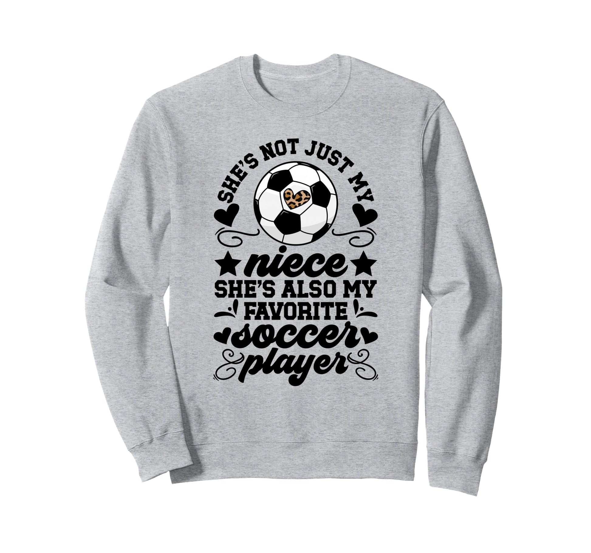 My Niece Soccer Aunt Soccer Sweatshirt - Minimalist Print for Adults - T-Shirt, Sweatshirt, Hoodie