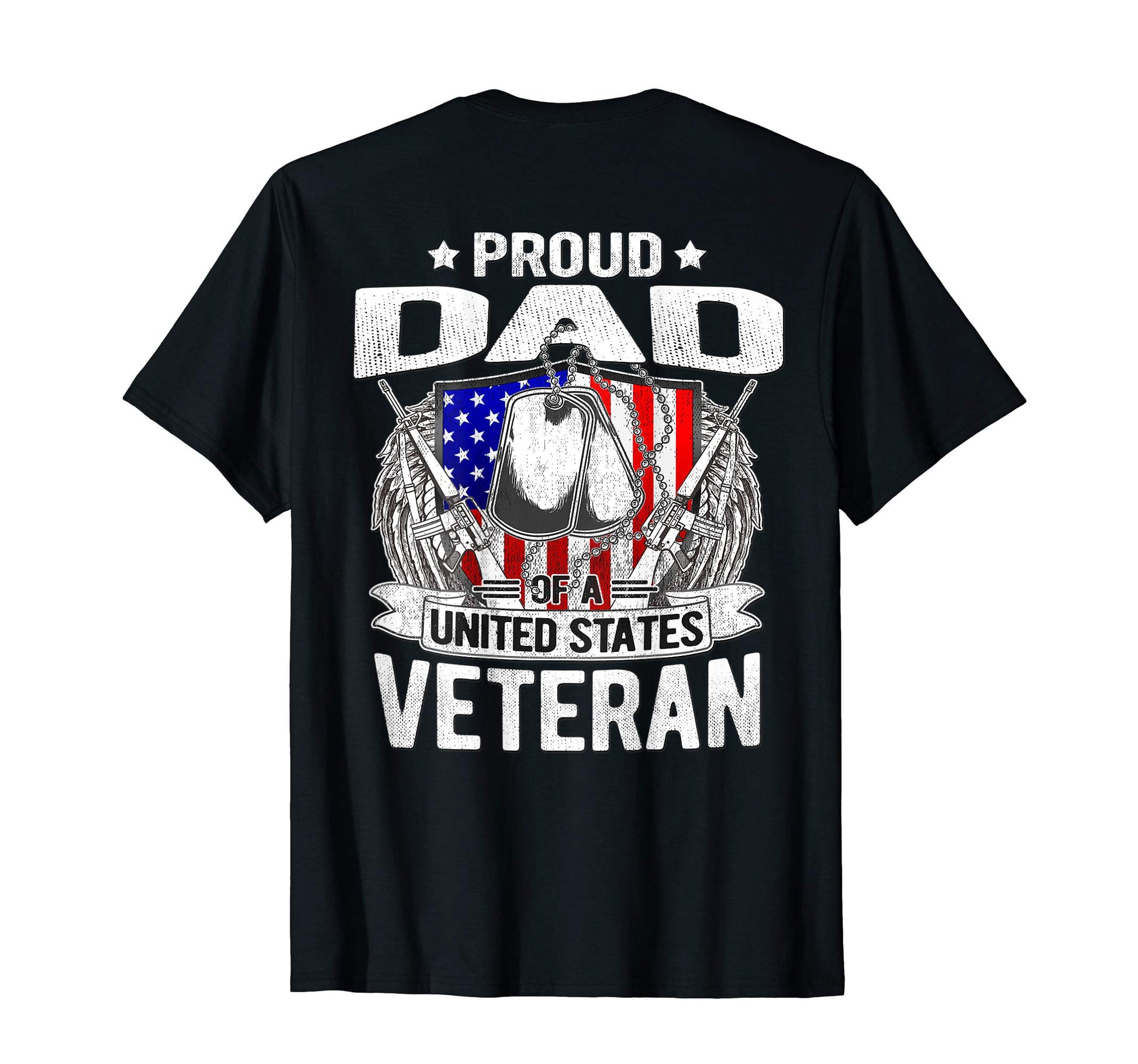 Mens Proud Dad United States T-Shirt - Casual Everyday Wear Men Women - T-Shirt, Sweatshirt, Hoodie
