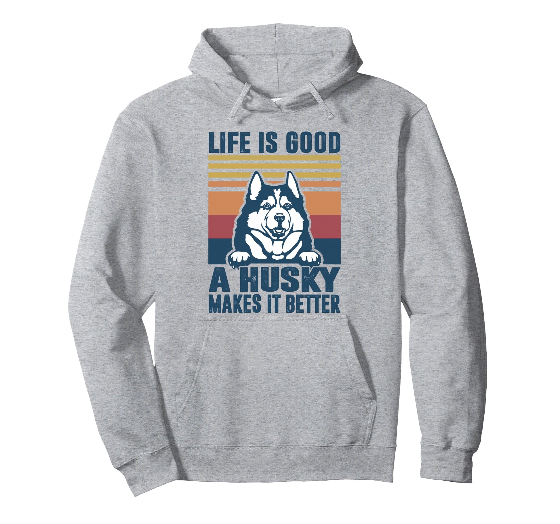 Siberian Husky Gifts Husky Dog Dad Hoodie - Aesthetic Graphic Men Women - T-Shirt, Sweatshirt, Hoodie