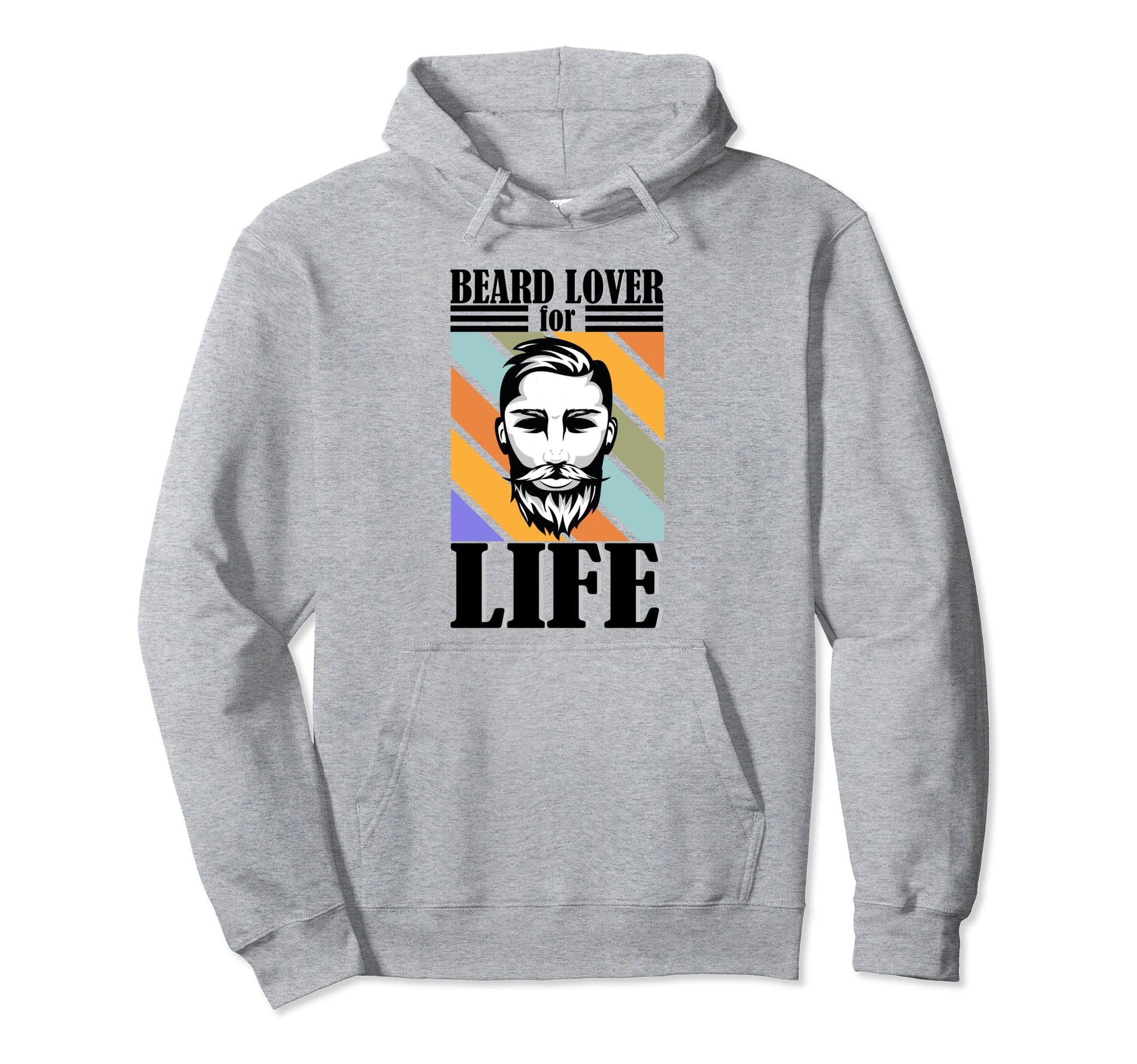 Beard Bearded Mens Dad Daddy Barber Hoodie - Novelty Apparel for Adults - T-Shirt, Sweatshirt, Hoodie