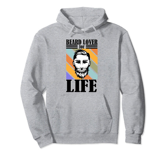 Beard Bearded Mens Dad Daddy Barber Hoodie - Novelty Apparel for Adults - T-Shirt, Sweatshirt, Hoodie
