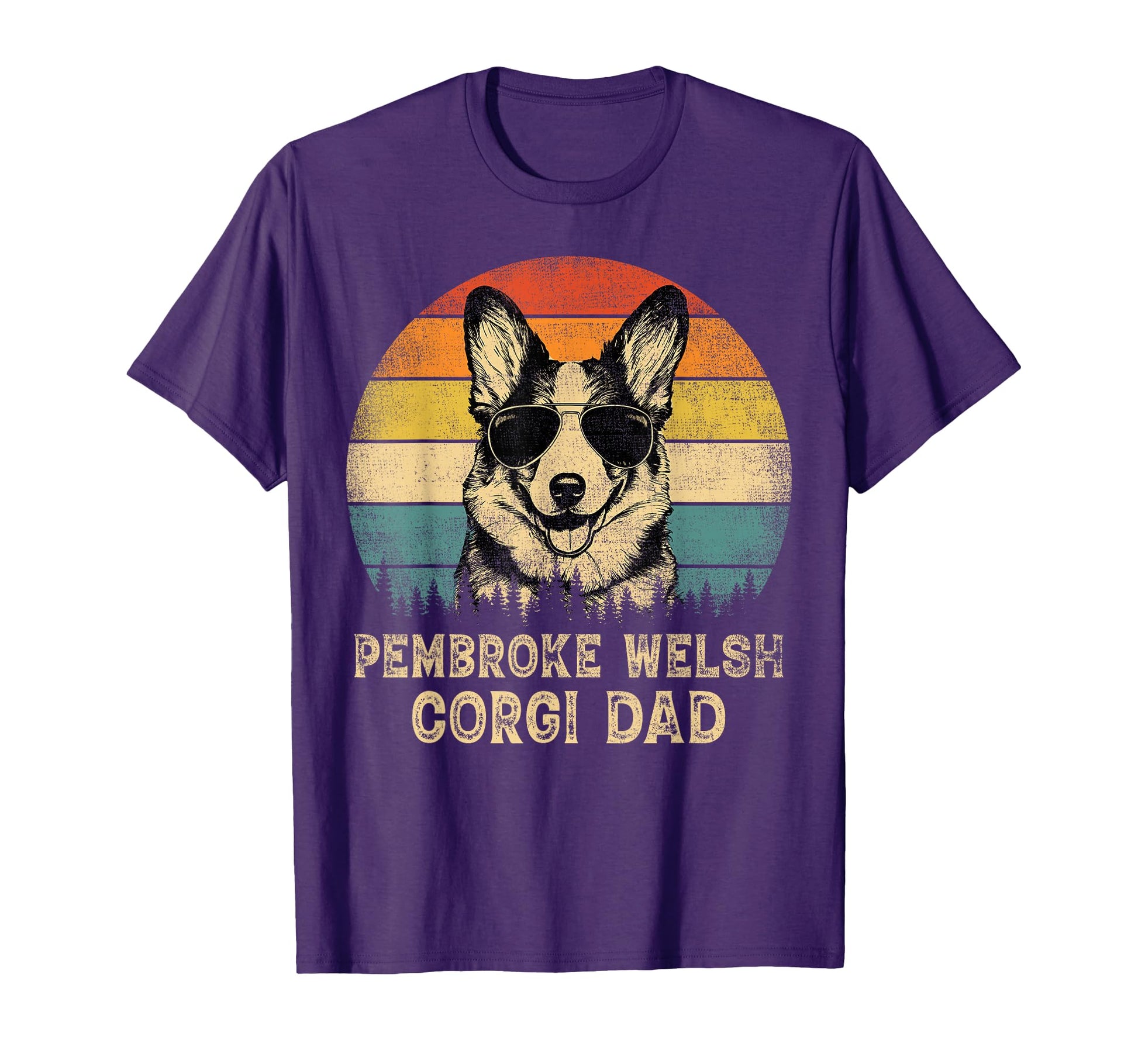 Pembroke Welsh Corgi Dad Dog Lovers T-Shirt - Aesthetic Graphic for Adults - T-Shirt, Sweatshirt, Hoodie