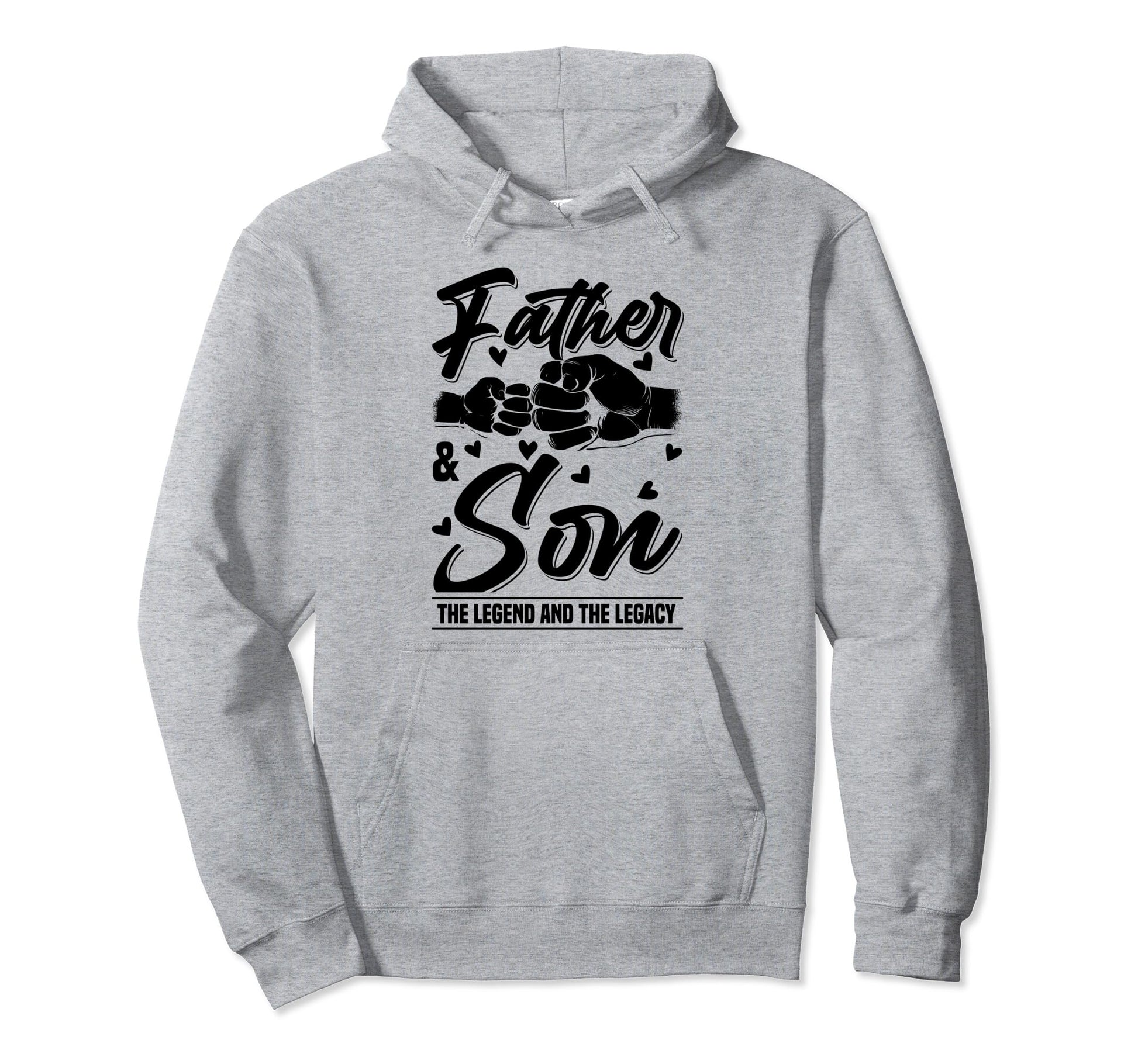 Father And Son Legend And Legacy Funny Hoodie - Trendy Graphic Men Women - T-Shirt, Sweatshirt, Hoodie