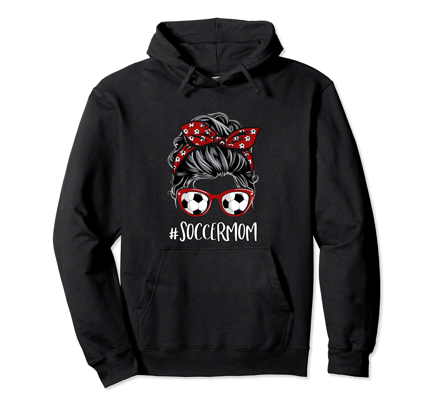 Soccer Mom Soccer Lover Football Player Hoodie - Unique Graphic Unisex - T-Shirt, Sweatshirt, Hoodie