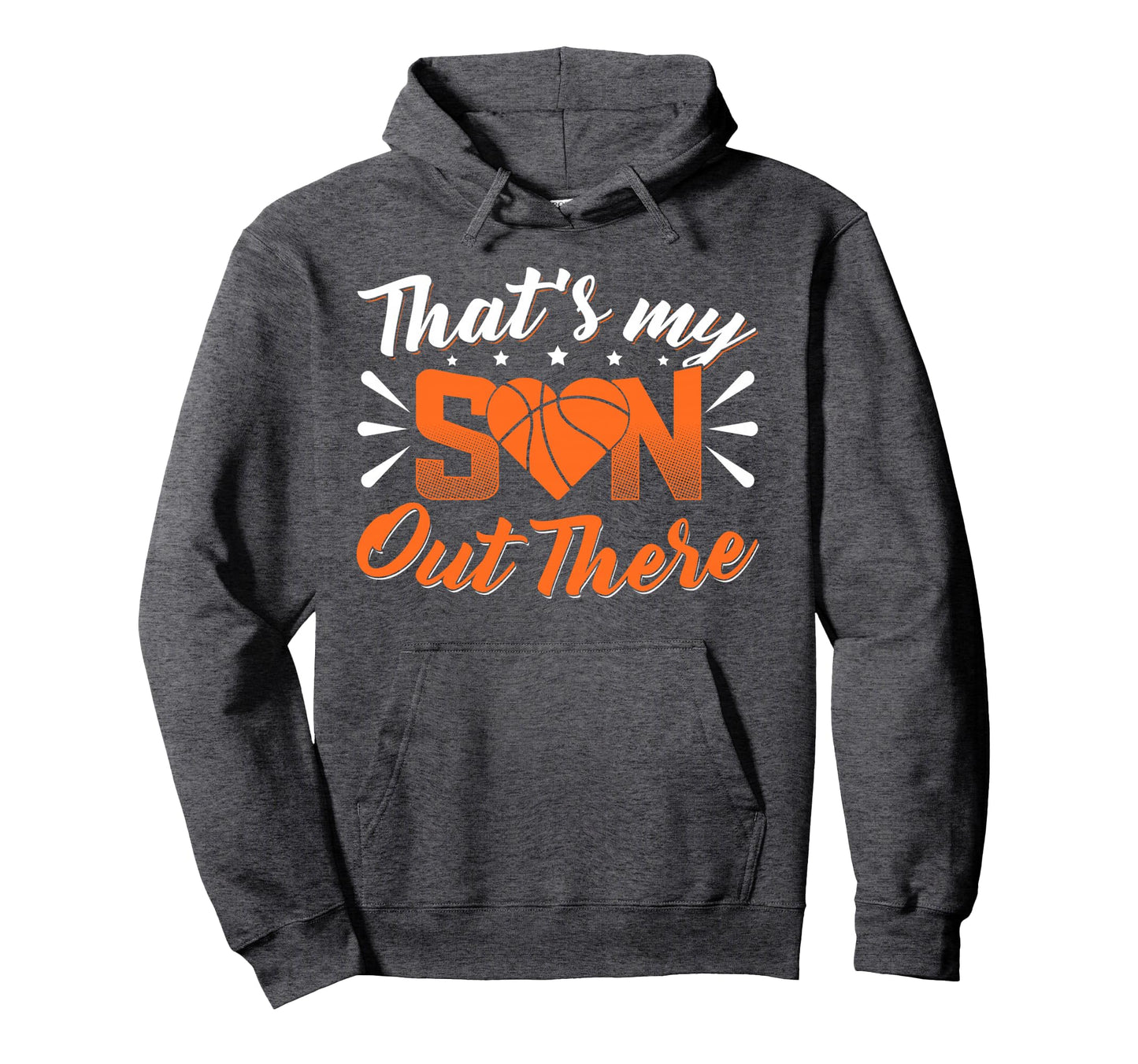 Thats My Son Out There Basketball Mom Hoodie - Minimalist Print for Adults - T-Shirt, Sweatshirt, Hoodie