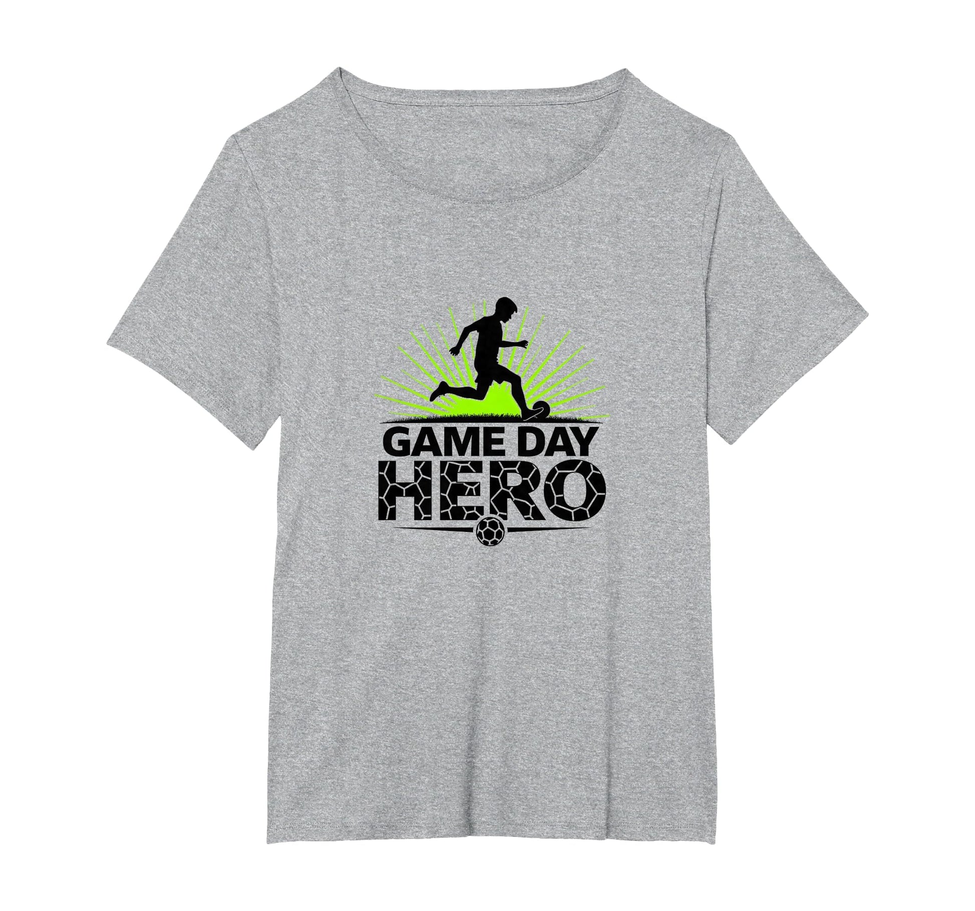 Game Day Hero Soccer Sports Fan Gift T-Shirt - Aesthetic Graphic Men Women - T-Shirt, Sweatshirt, Hoodie