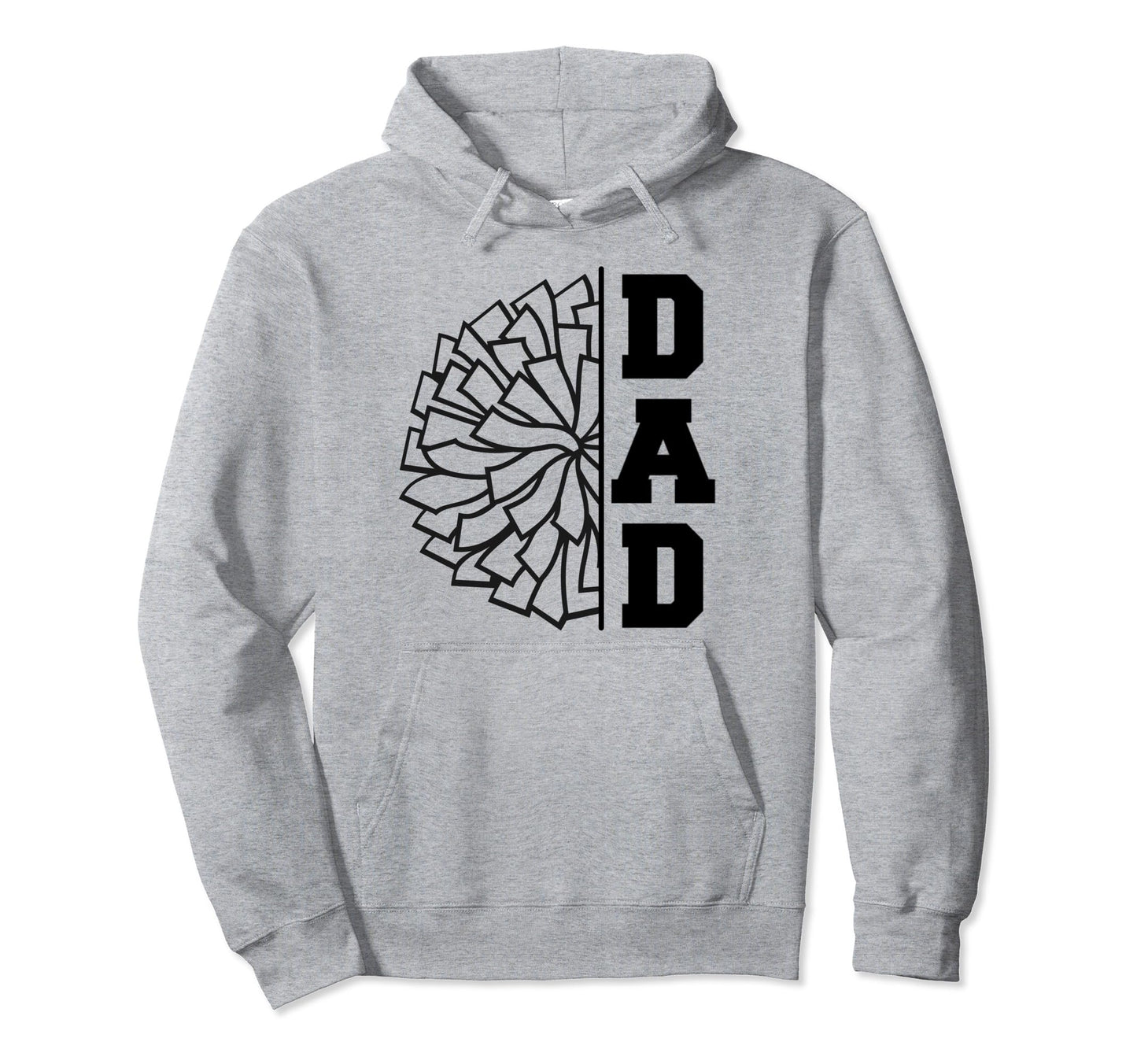 Cheerleading Dad Cheerleader Cheer Dad Hoodie - Custom Art Print Unisex - T-Shirt, Sweatshirt, Hoodie