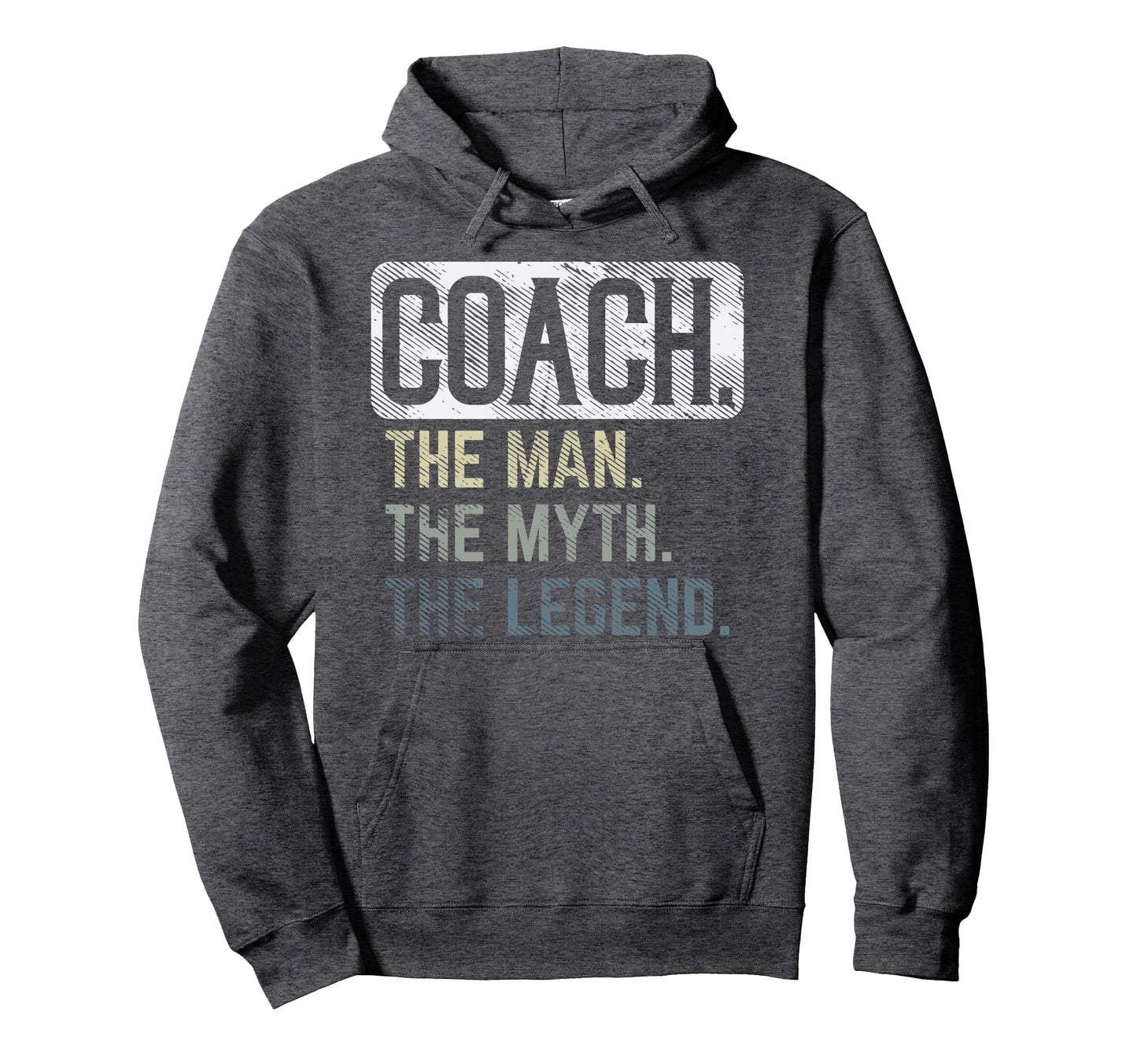Coach Myth Legend Basketball Pe Hoodie - Minimalist Print for Adults - T-Shirt, Sweatshirt, Hoodie