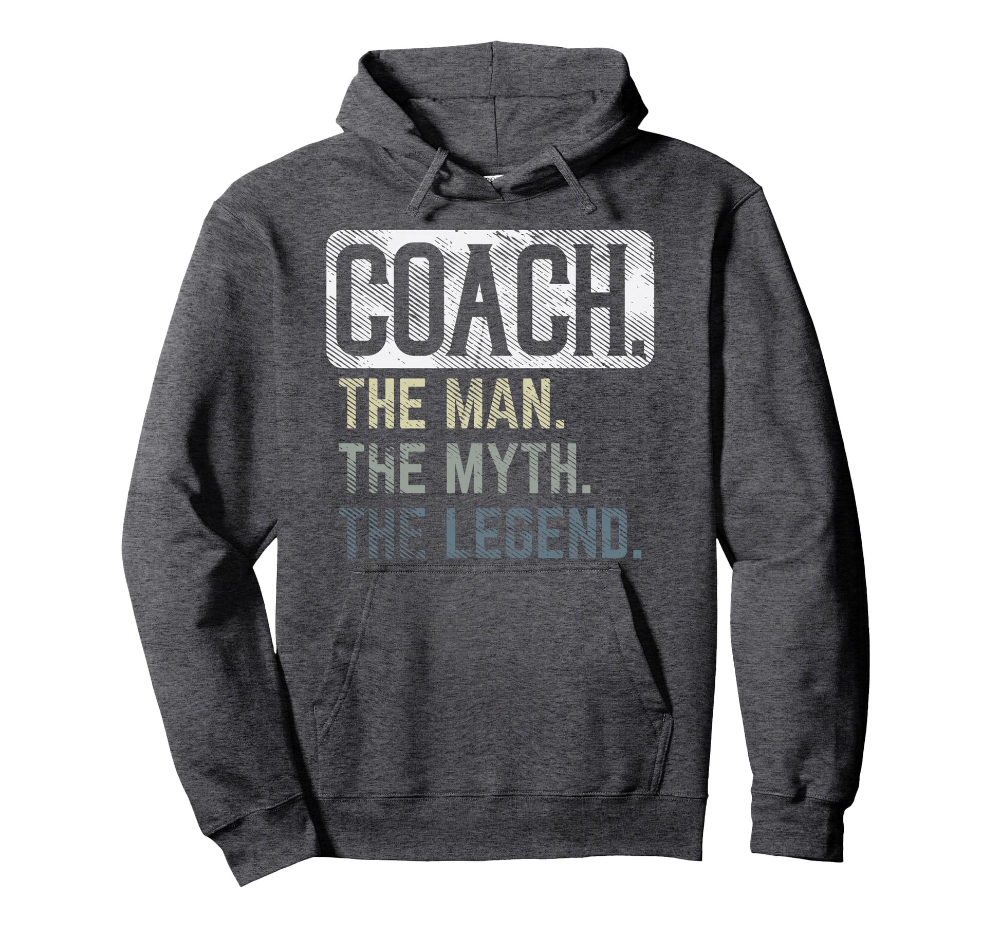 Coach Myth Legend Basketball Pe Hoodie - Minimalist Print for Adults - T-Shirt, Sweatshirt, Hoodie