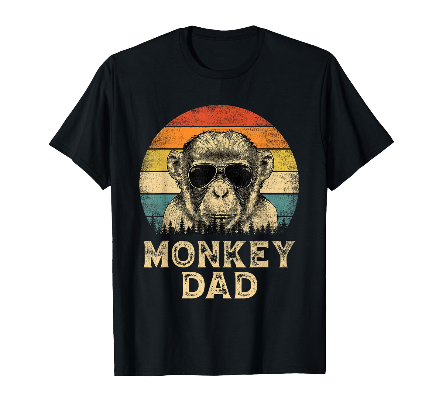 Monkey Dad Monkey Lovers Daddy T-Shirt - Casual Everyday Wear for Adults - T-Shirt, Sweatshirt, Hoodie