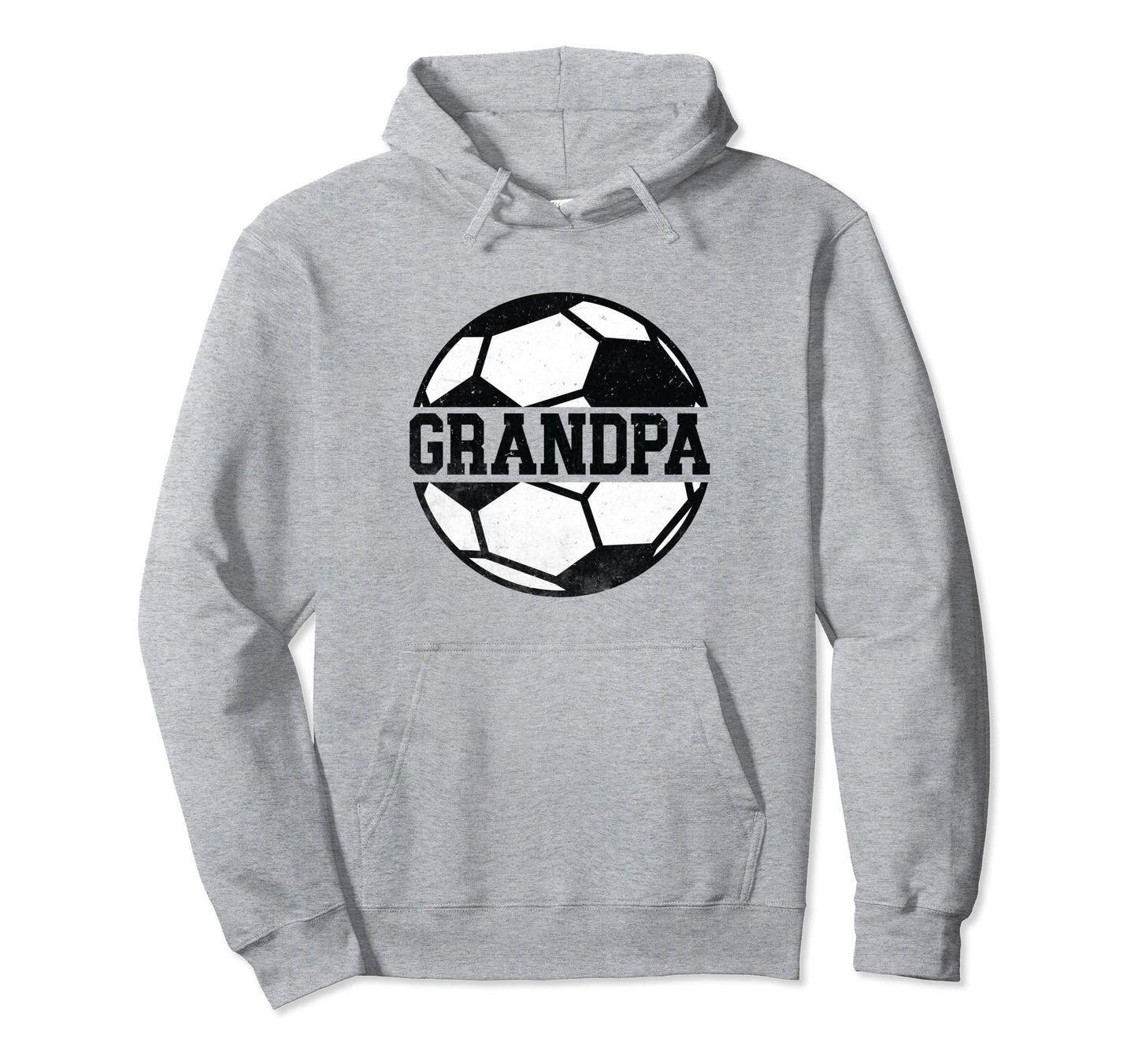 Soccer Grandpa Grandson Granddaughter Soccer Hoodie - Graphic Print Unisex - T-Shirt, Sweatshirt, Hoodie