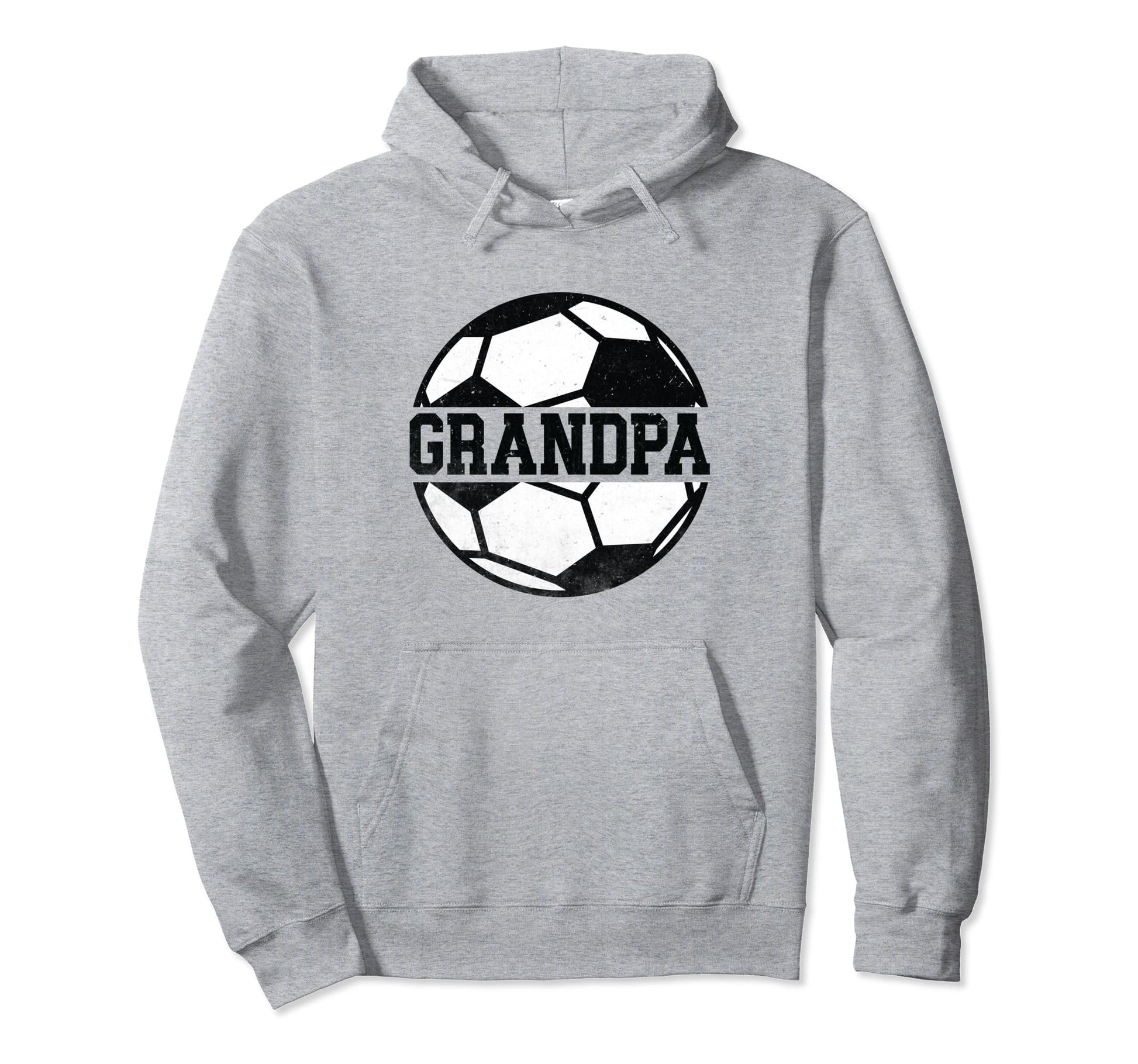 Soccer Grandpa Grandson Granddaughter Soccer Hoodie - Graphic Print Unisex - T-Shirt, Sweatshirt, Hoodie