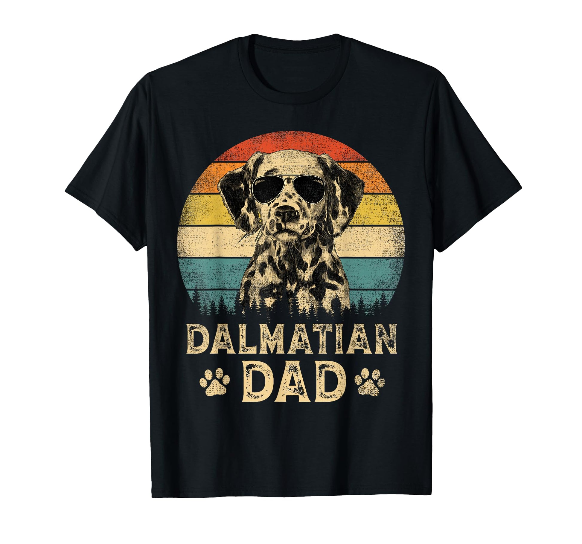 Dalmatian Dad Dog Lovers Fathers Day T-Shirt - Graphic Print Men Women - T-Shirt, Sweatshirt, Hoodie