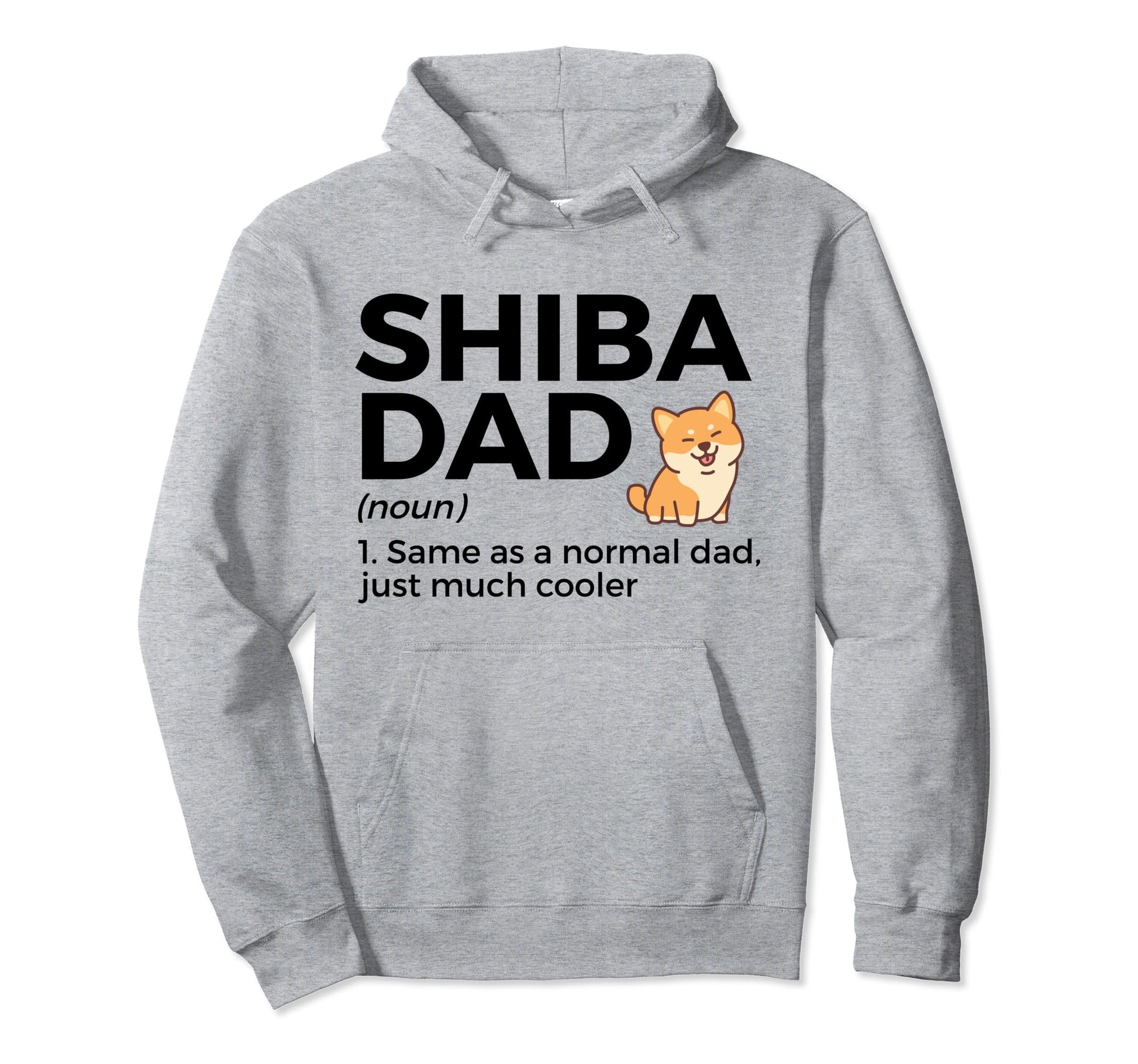 Shiba Dad Definition Funny Shiba Inu Hoodie - Trendy Graphic for Adults - T-Shirt, Sweatshirt, Hoodie