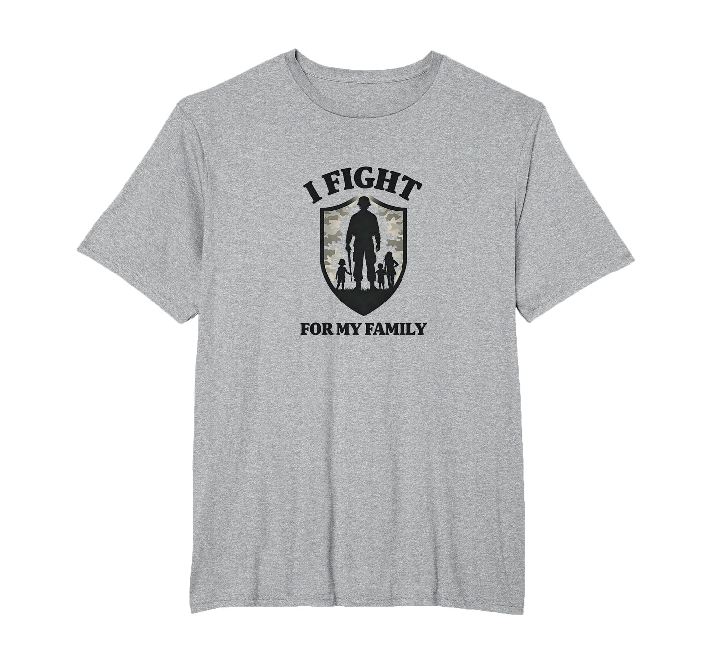 Army Dads I Fight My Family T-Shirt - Fun Novelty Design for Adults - T-Shirt, Sweatshirt, Hoodie