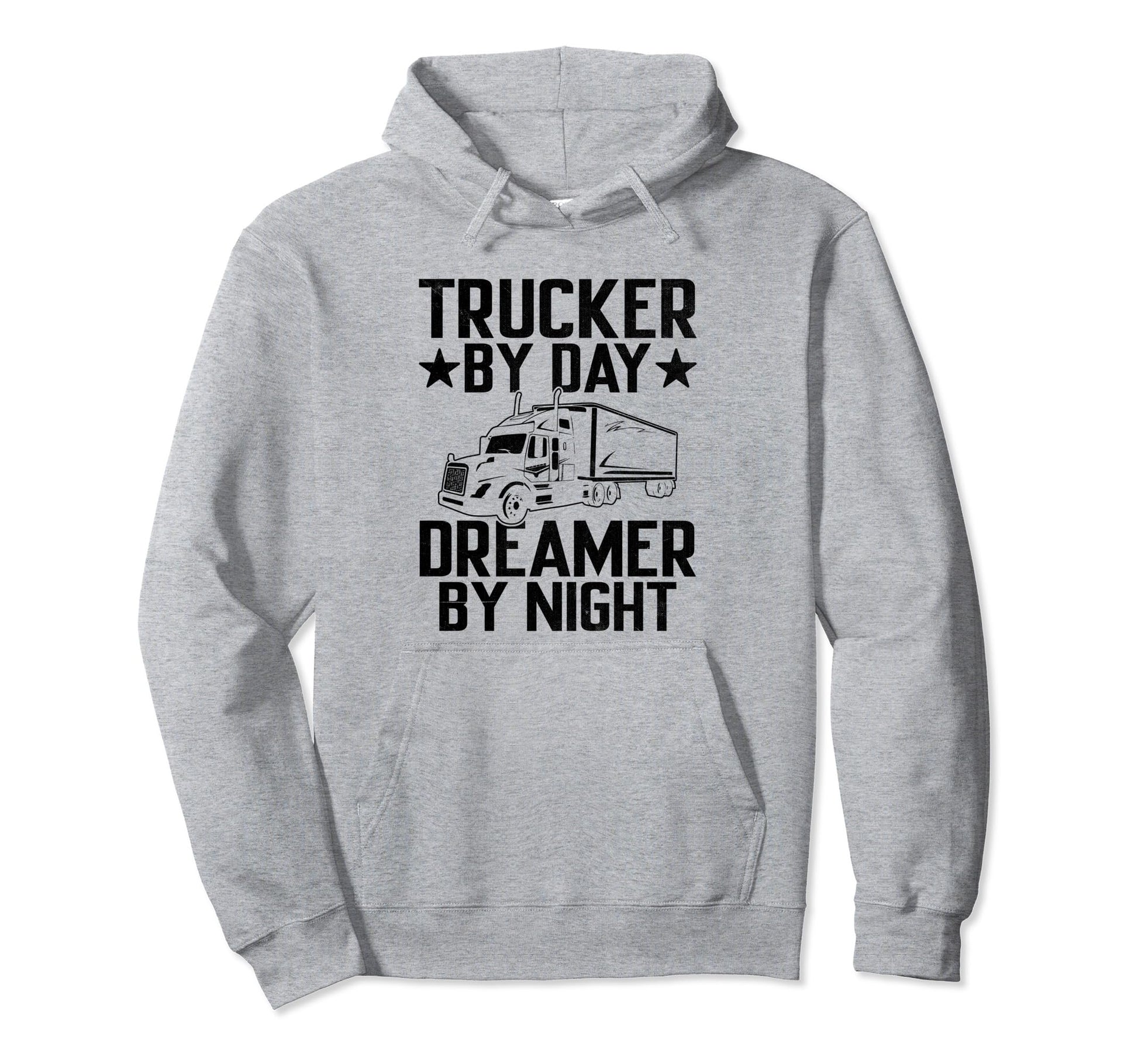 Trucker Driving Dad Trucker Father Truck Hoodie - Custom Art Print Unisex - T-Shirt, Sweatshirt, Hoodie